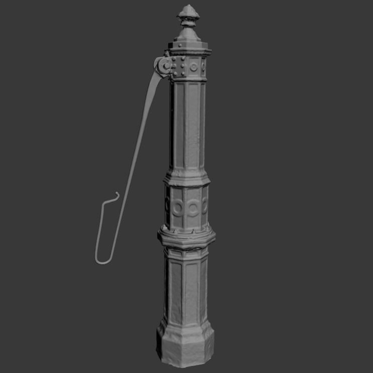 Well with Pump 3D model_23