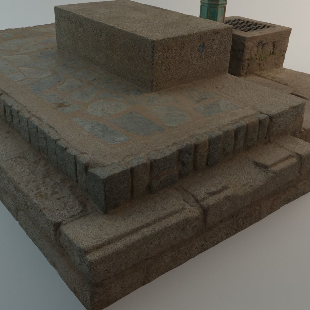 Well with Pump 3D model_7