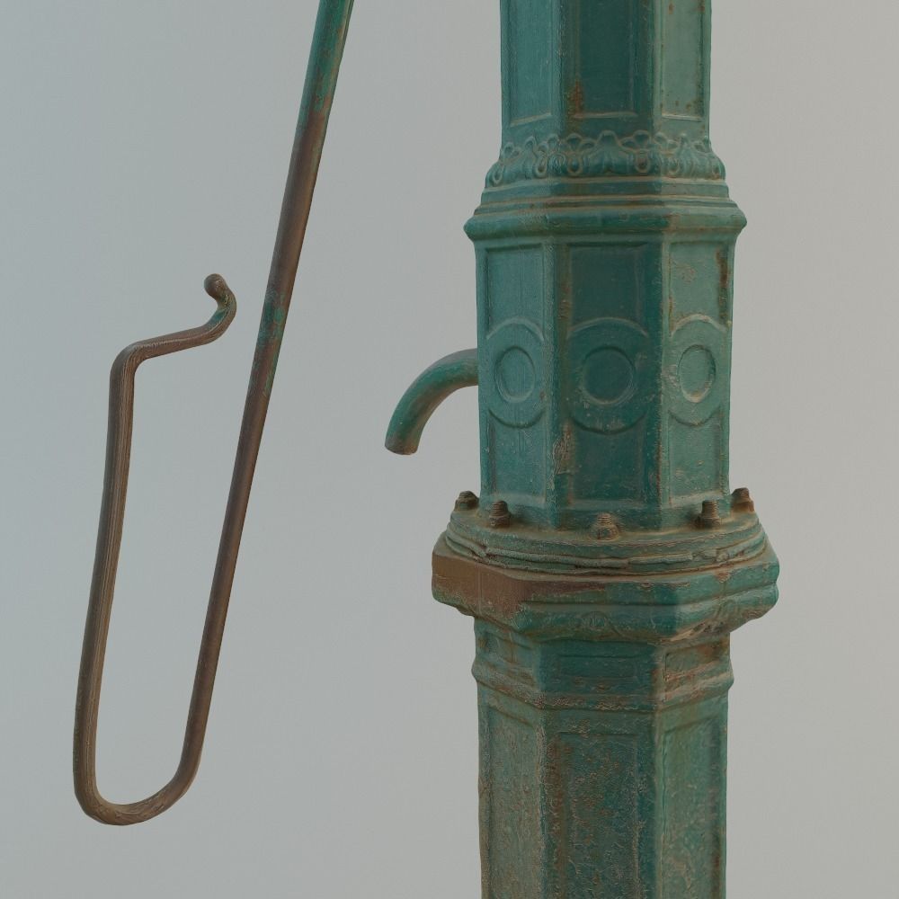 Well with Pump 3D model_19