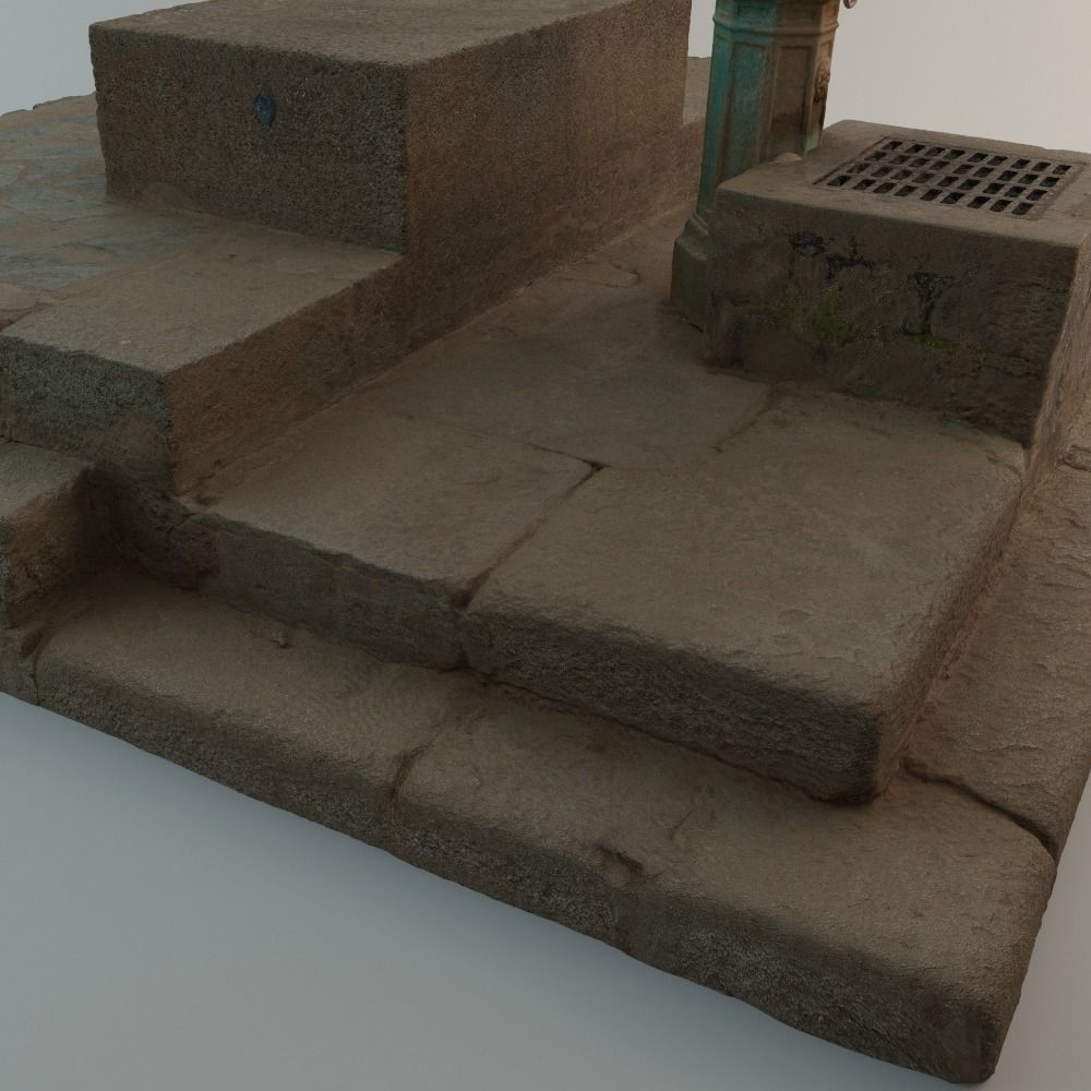 Well with Pump 3D model_6