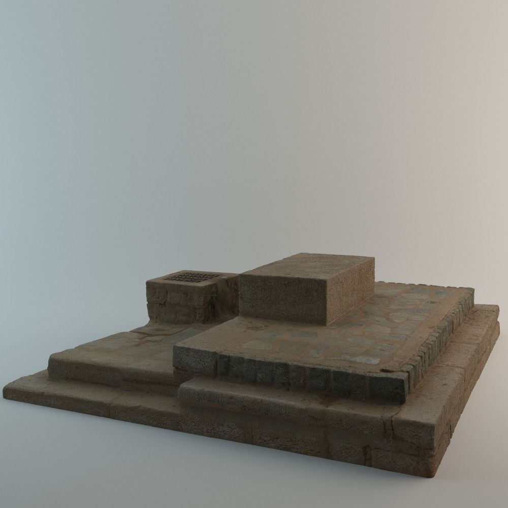 Well with Pump 3D model_20