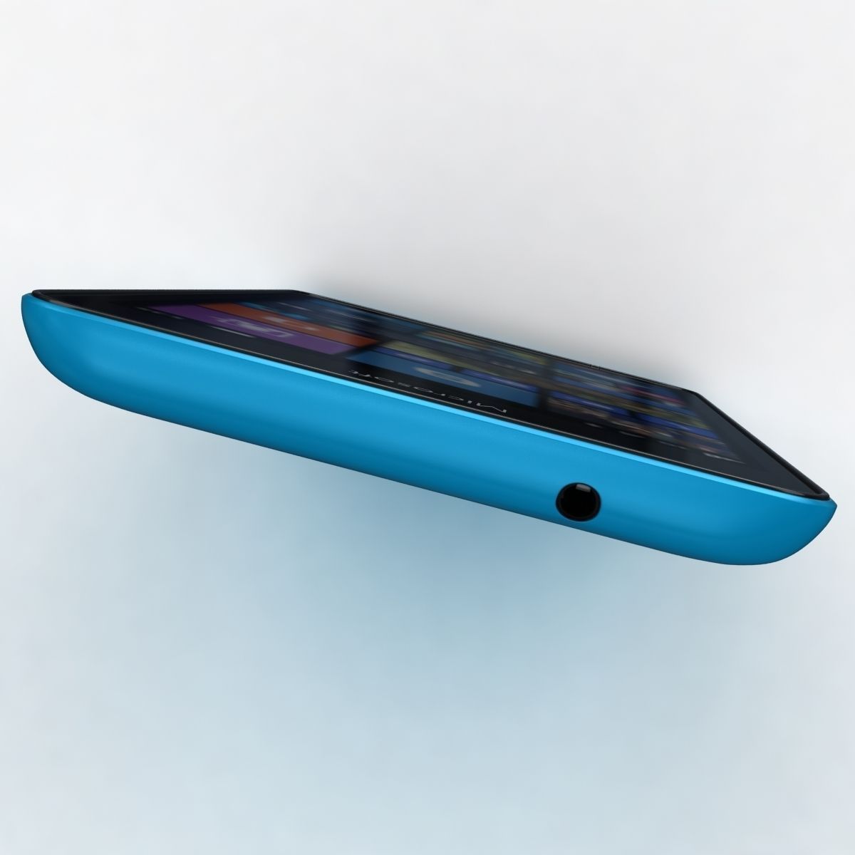 Microsoft Lumia 535 and Dual SIM Blue Low-poly 3D model_19