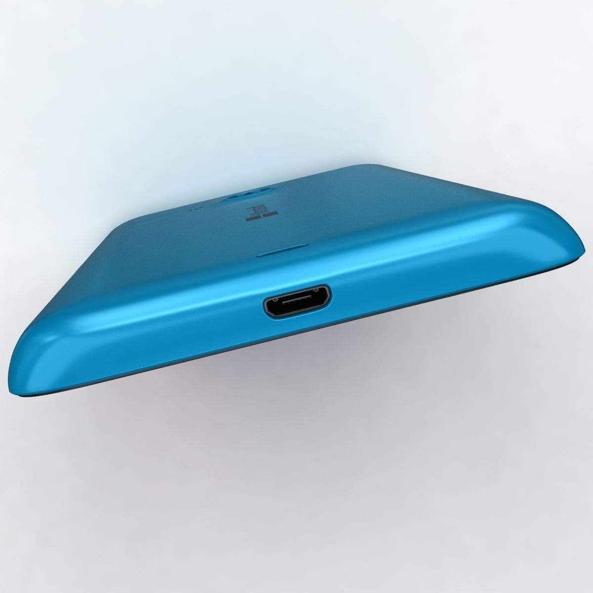 Microsoft Lumia 535 and Dual SIM Blue Low-poly 3D model_20