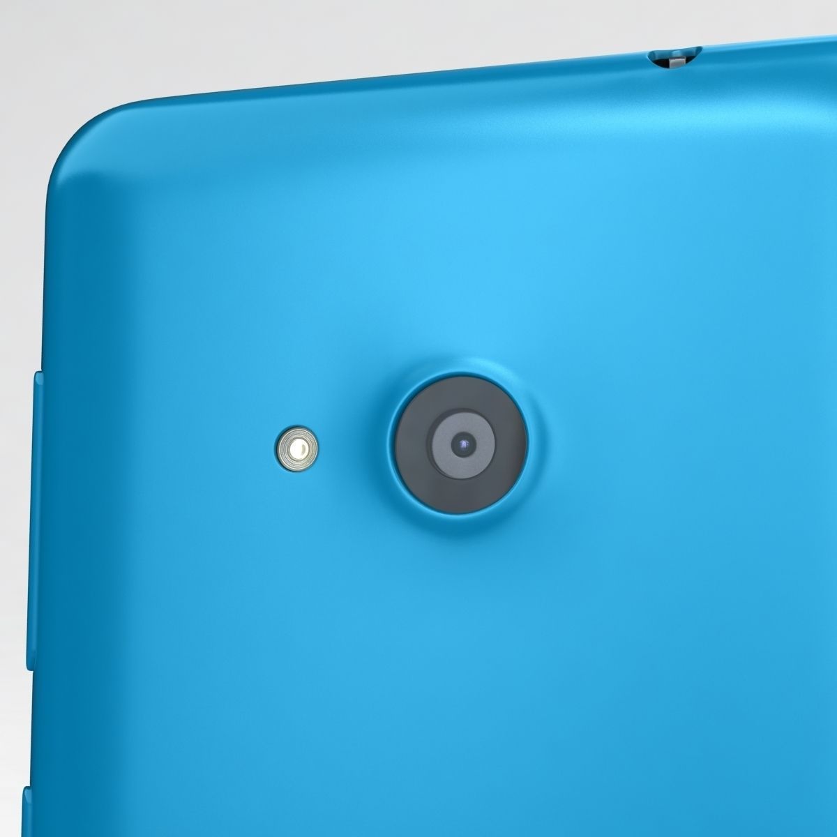 Microsoft Lumia 535 and Dual SIM Blue Low-poly 3D model_14