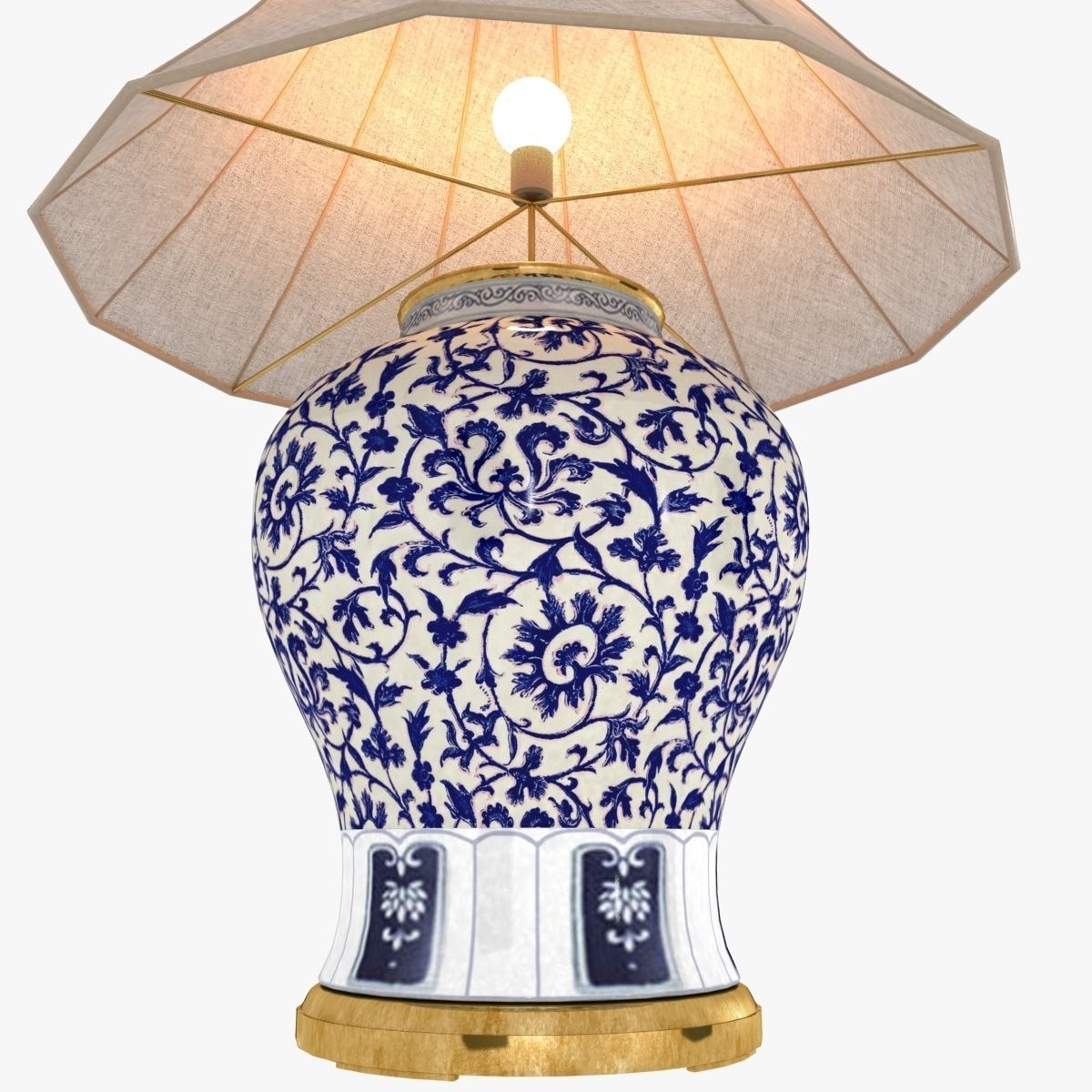 Ralph Lauren Marlena Large Table Lamp In Blue And White 3d Model Max Ralph Lauren Marlena Large Table Lamp In Blue And White 3d Model Max Obj 3ds Fbx