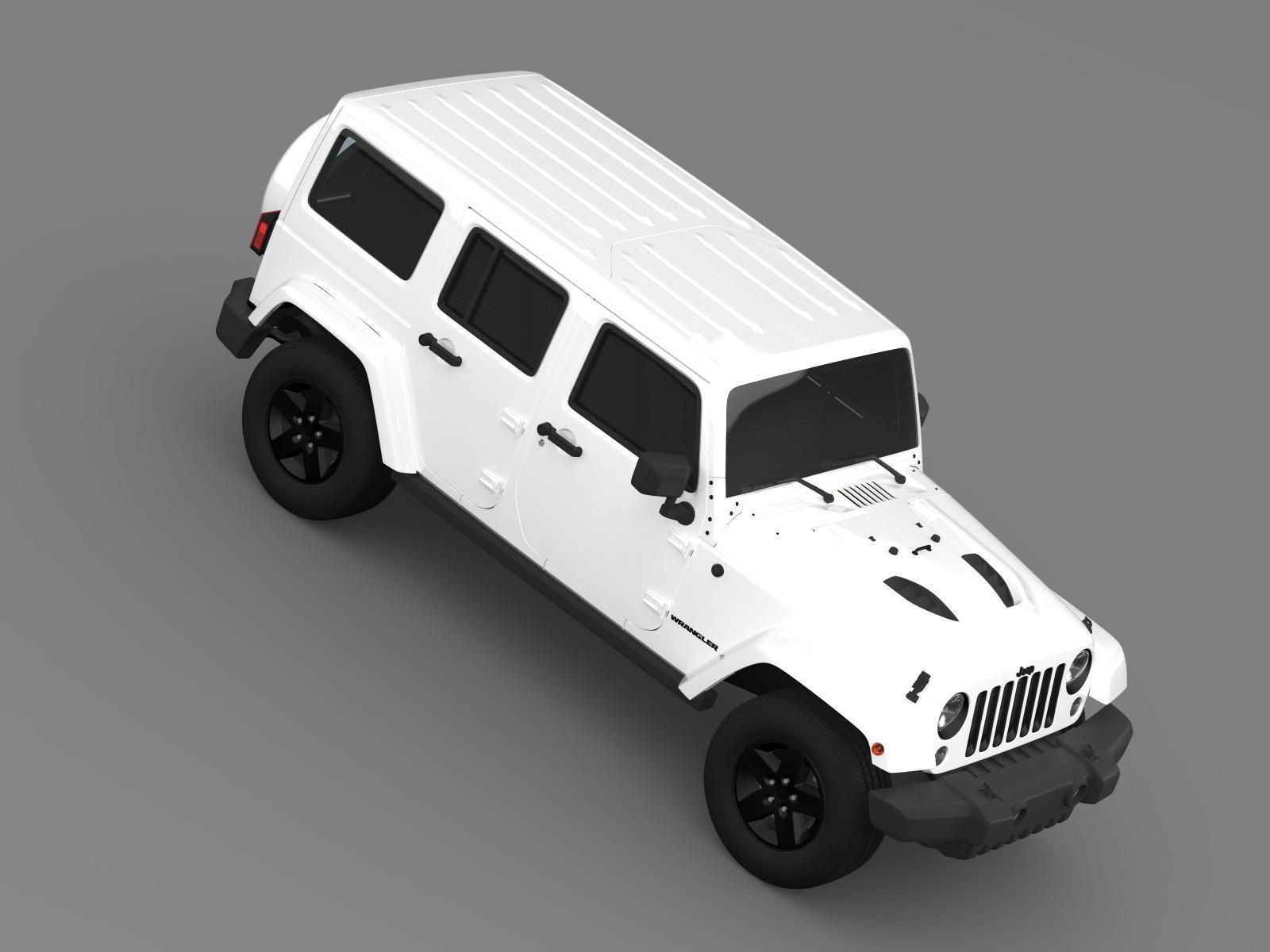 Jeep Wrangler Unlimited X 2015 3D model_12