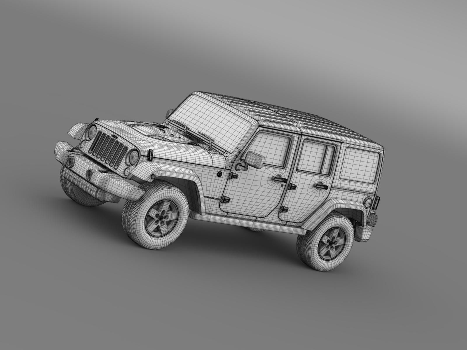 Jeep Wrangler Unlimited X 2015 3D model_16