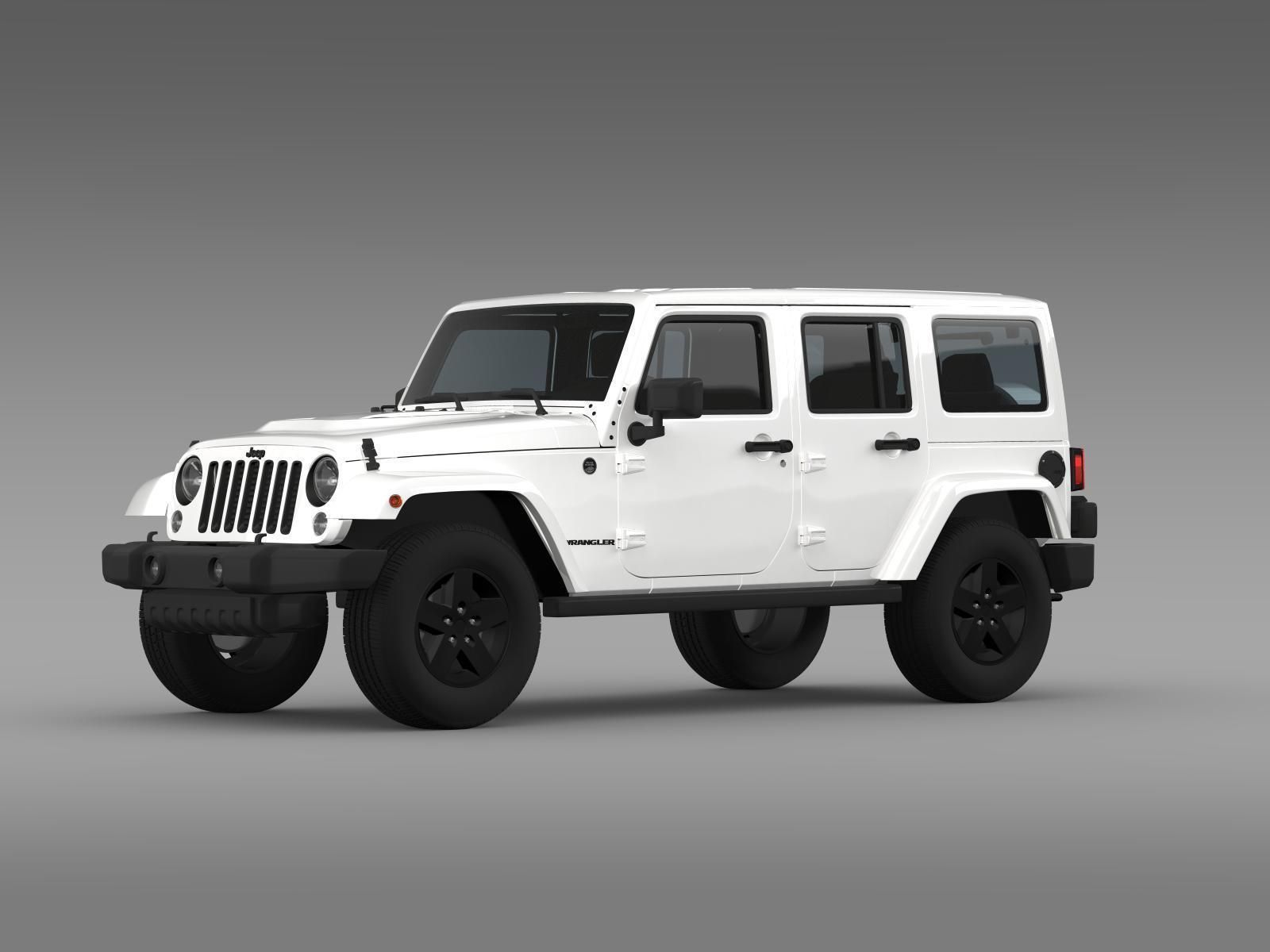 Jeep Wrangler Unlimited X 2015 3D model_4
