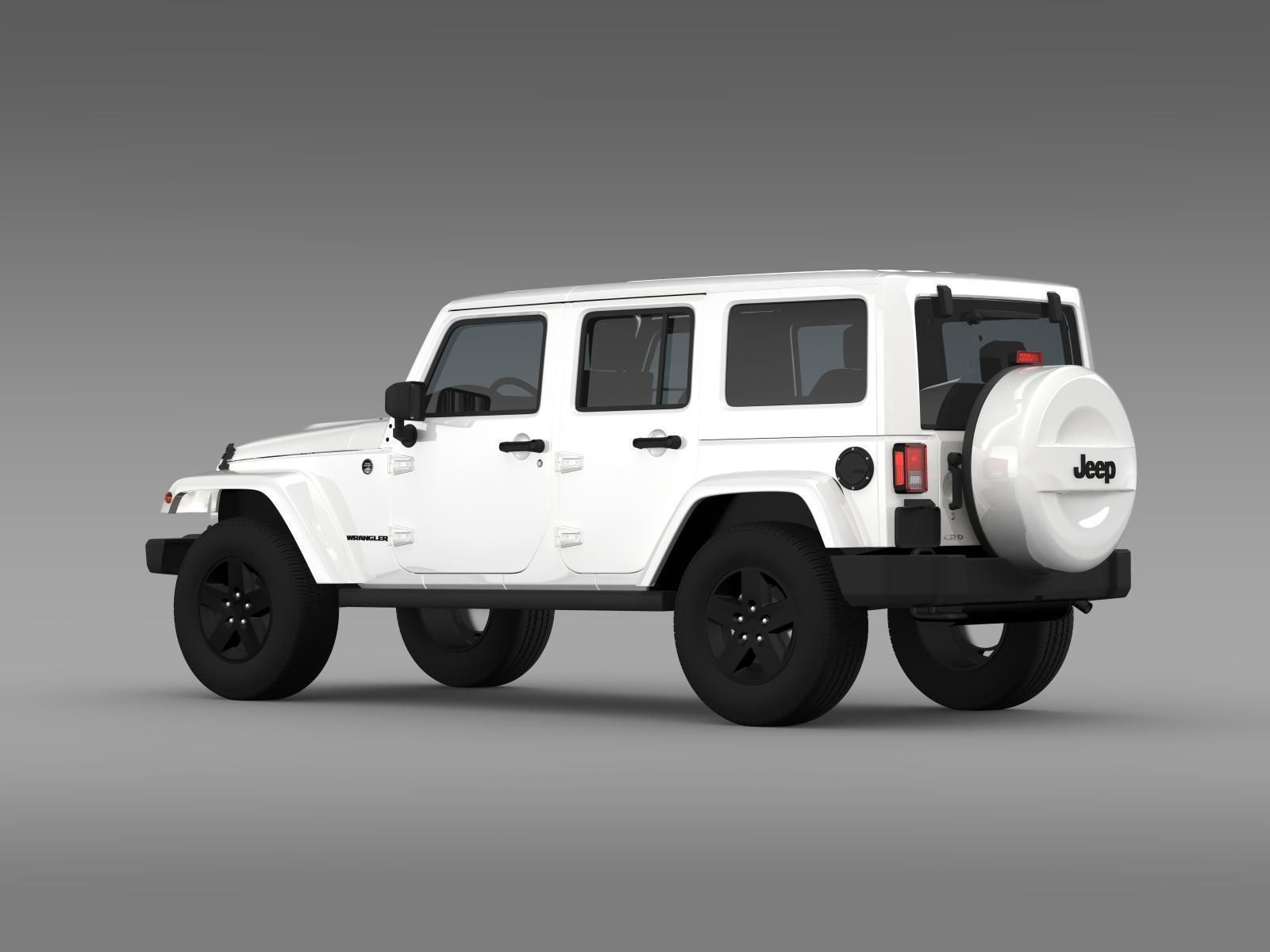 Jeep Wrangler Unlimited X 2015 3D model_6