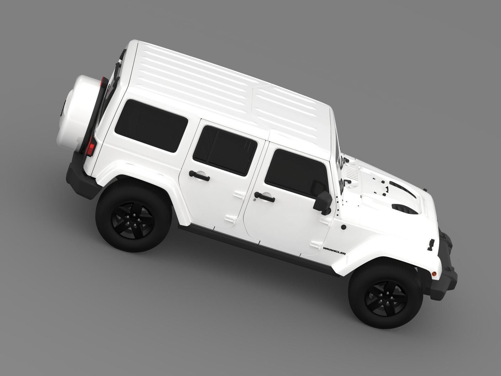 Jeep Wrangler Unlimited X 2015 3D model_9