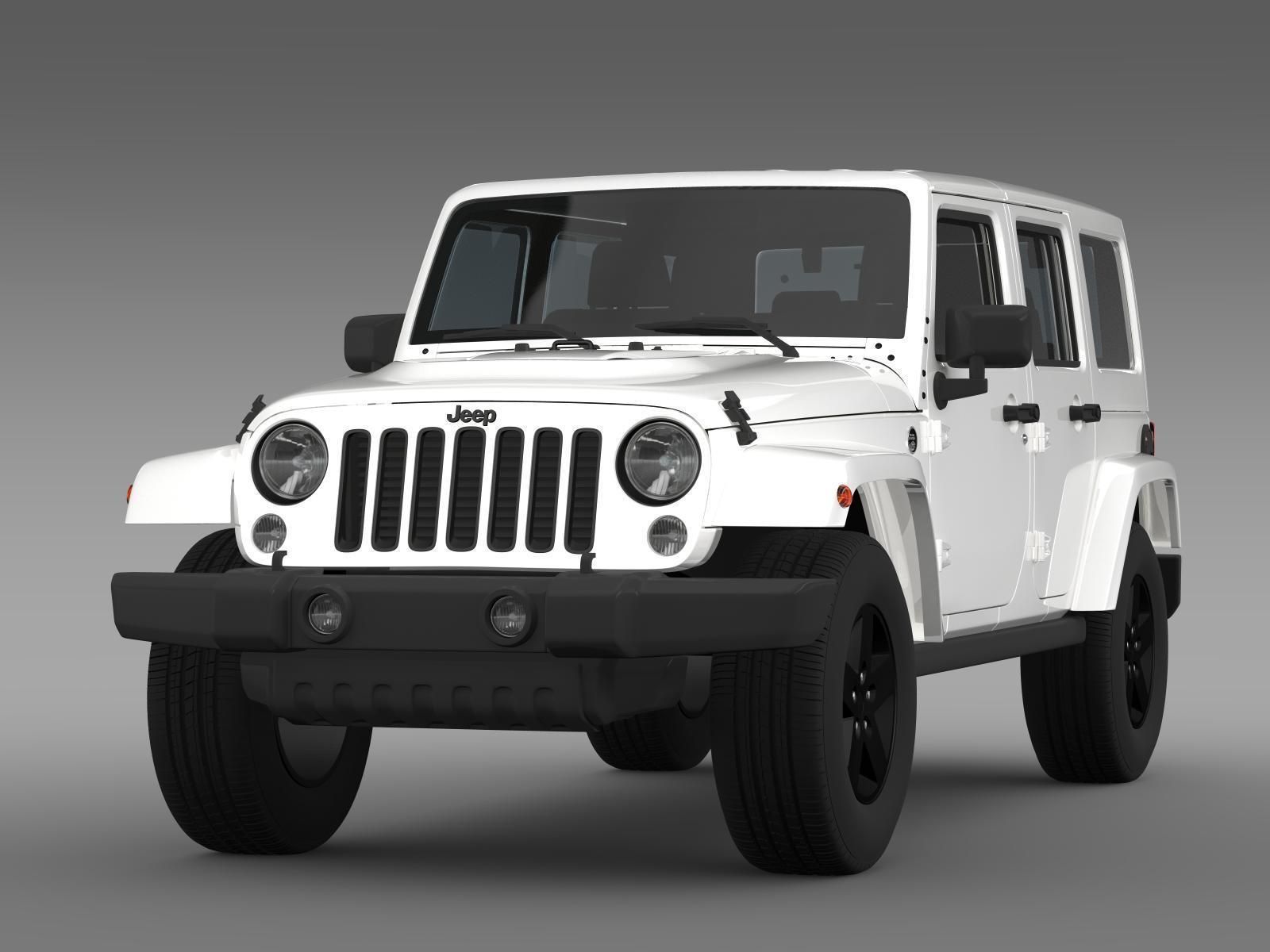 Jeep Wrangler Unlimited X 2015 3D model_2