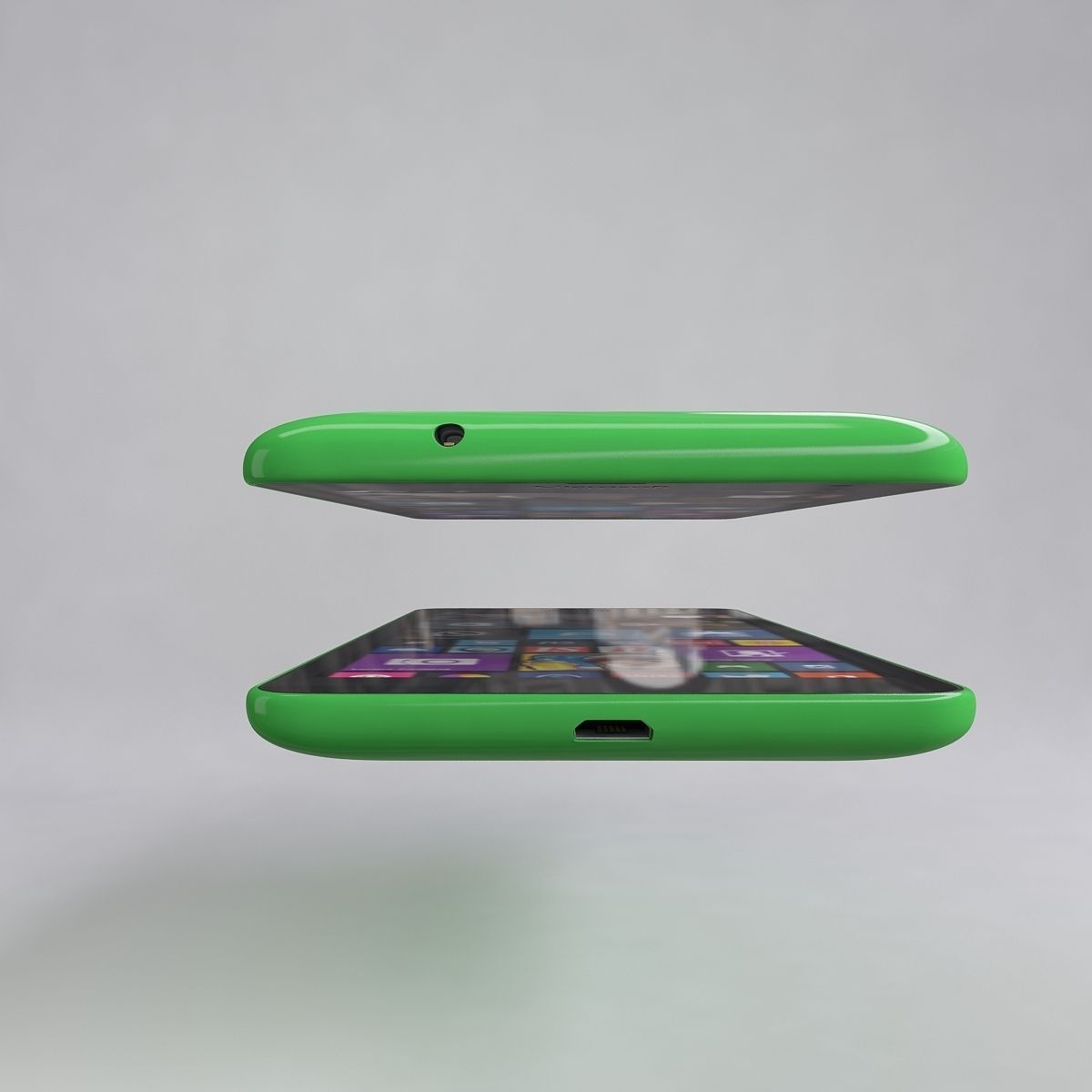Microsoft Lumia 535 Green 3D model_11