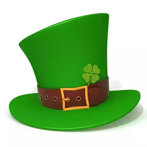 St Patricks Day Hat 3D model
