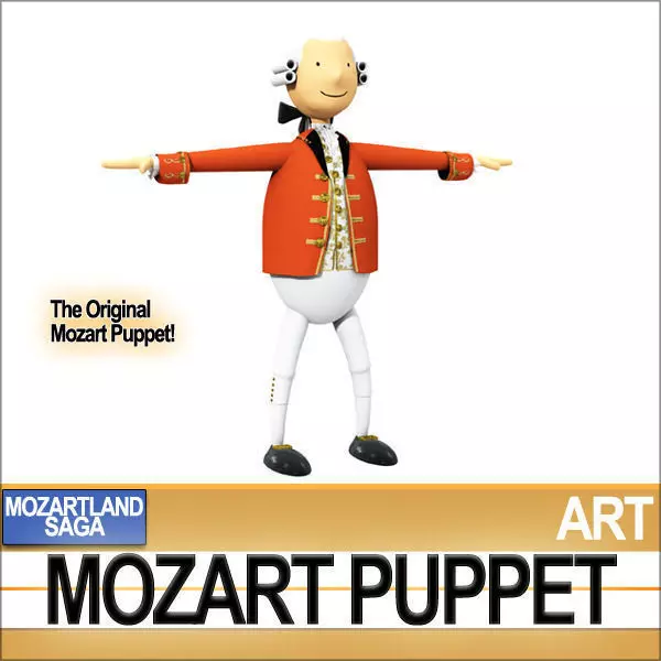 Mozart Puppet 3D model