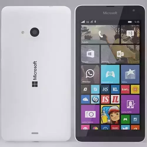 Microsoft Lumia 535 White 3D model