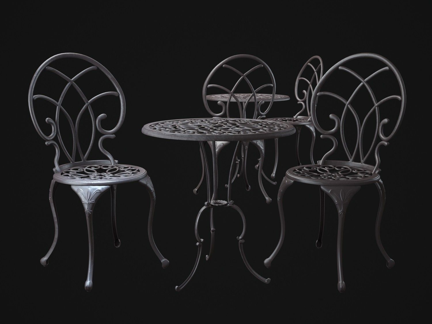 Christopher-Knight-Home-Charleston-Aluminum-Copper-Bistro-Set... 3D model_4