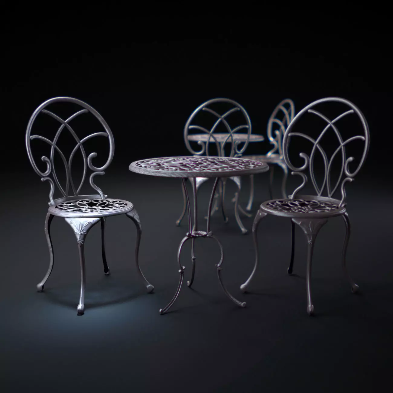 Christopher-Knight-Home-Charleston-Aluminum-Copper-Bistro-Set... 3D model_0