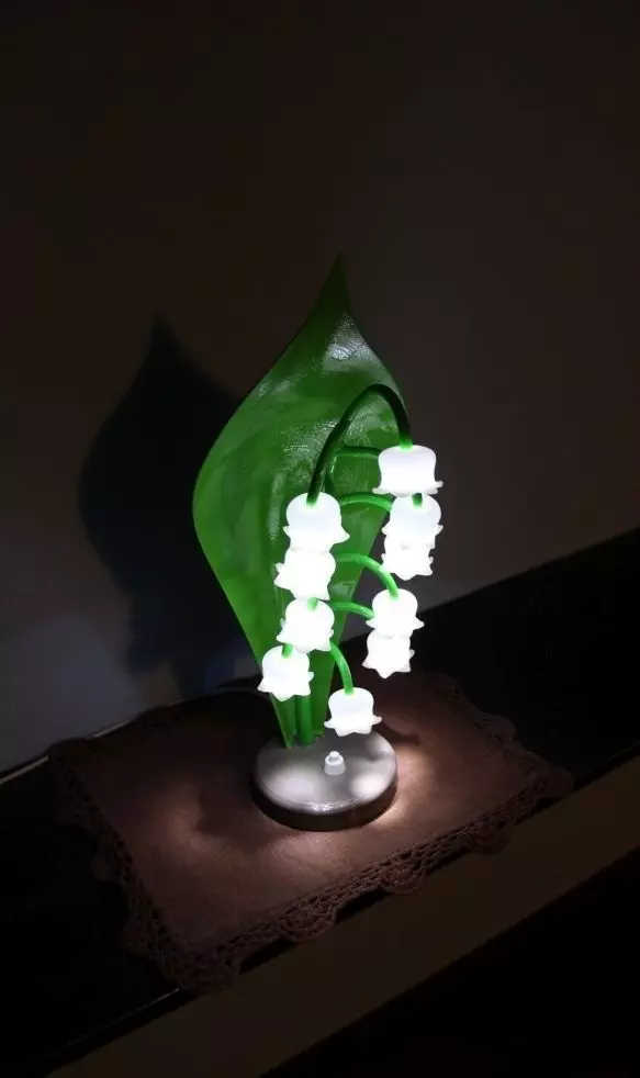 Lily of the valley lamp Free 3D model