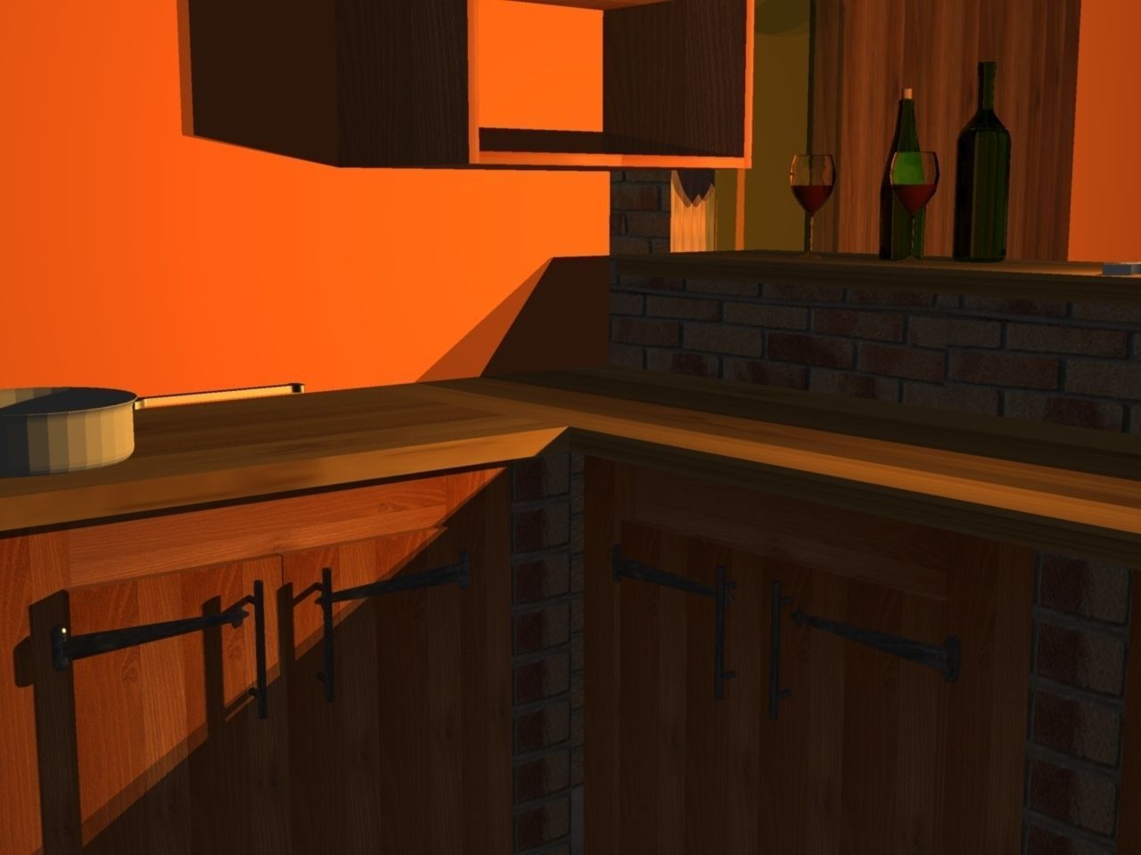 My kitchen Free 3D model_0