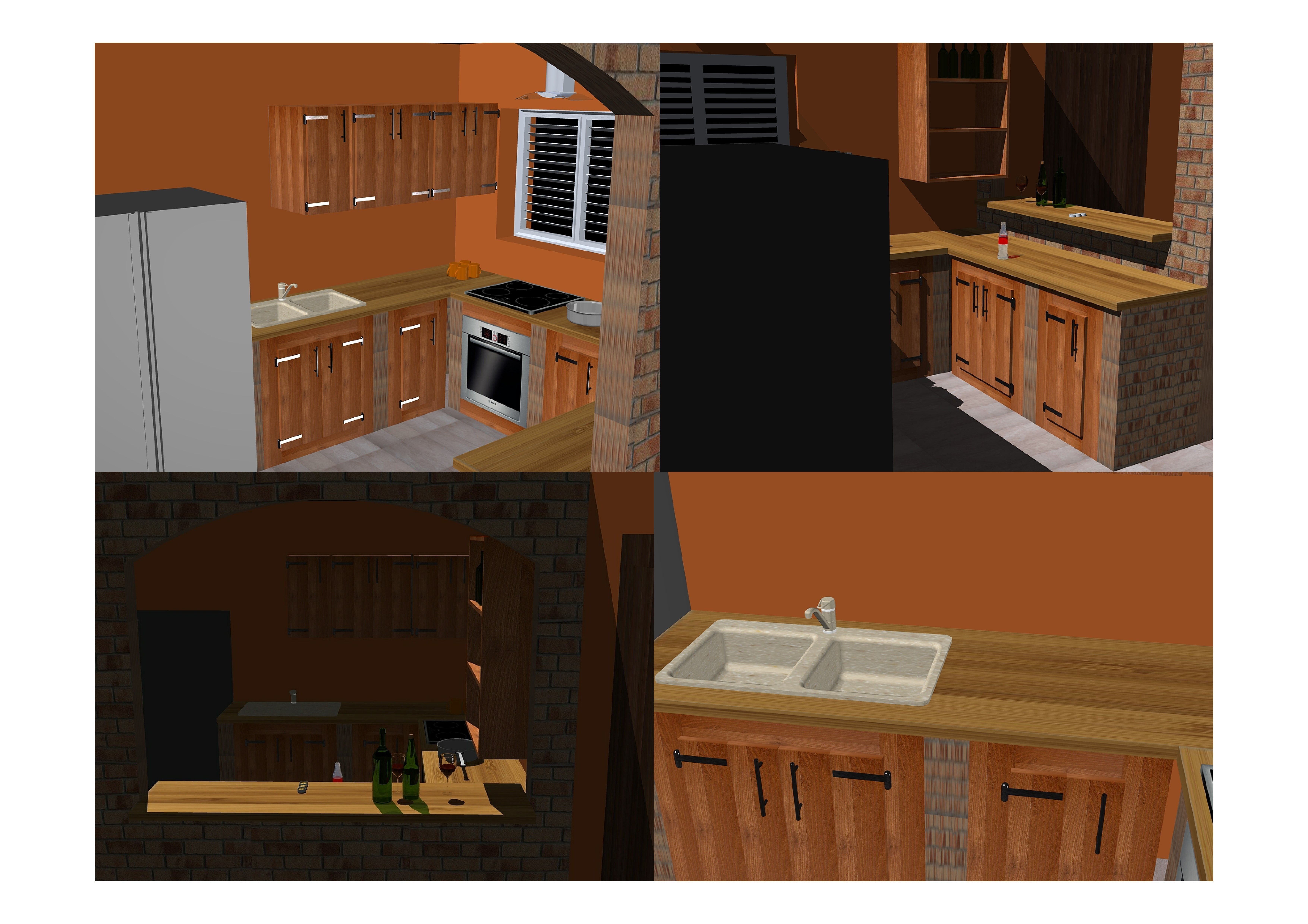 My kitchen Free 3D model_5