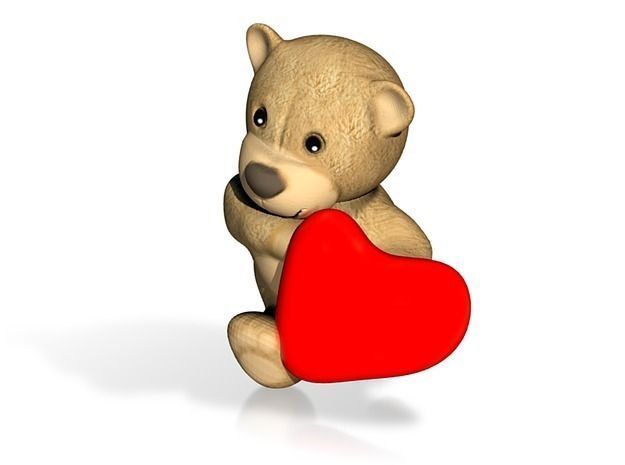 Sweet Teddy 3D print model_1
