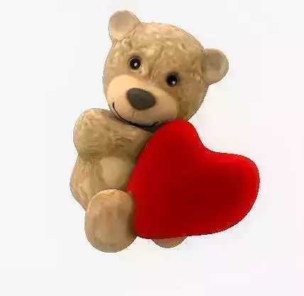 Sweet Teddy 3D print model