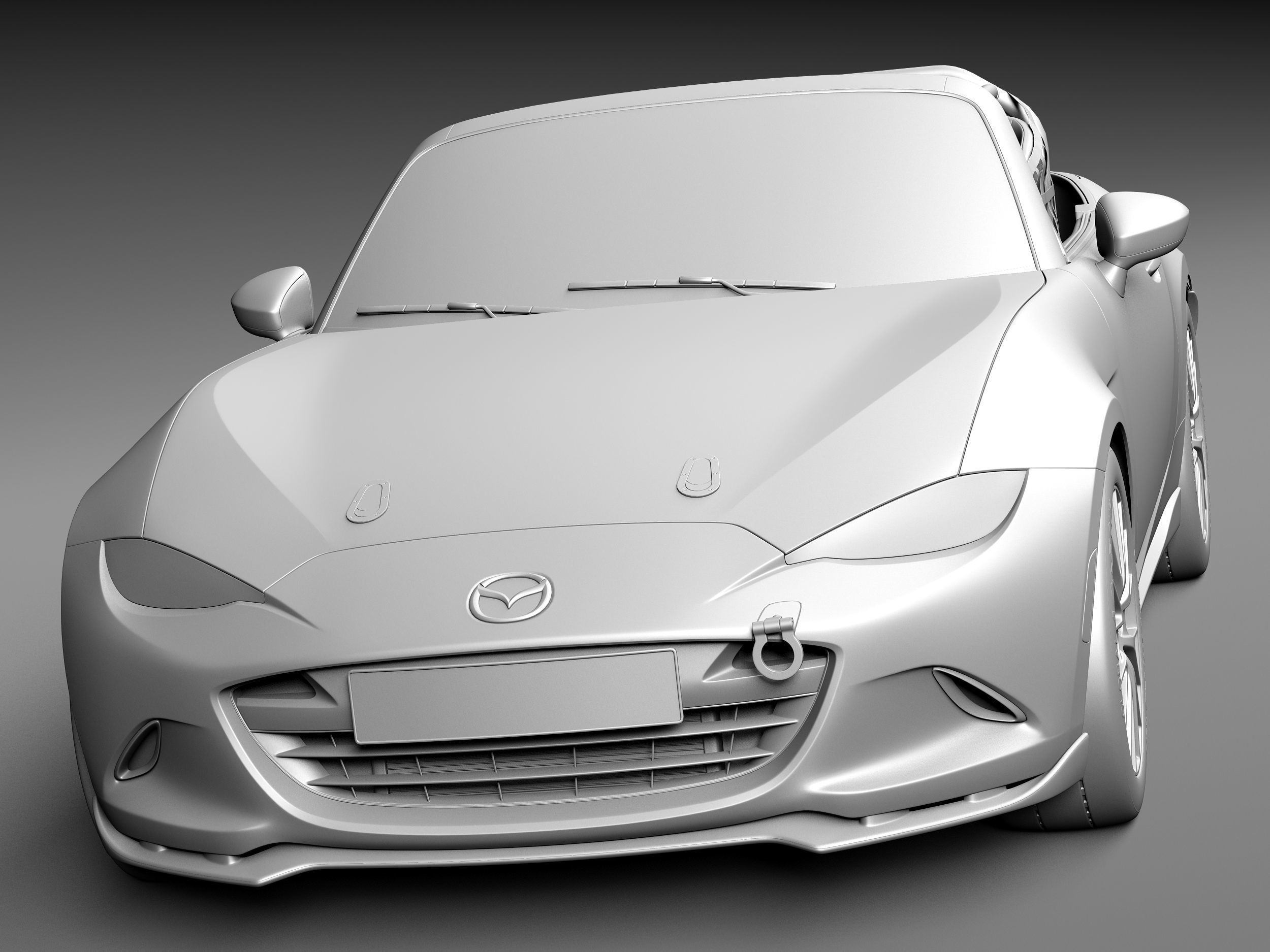 Mazda MX-5 2016 CUP Race Car 3D model_11