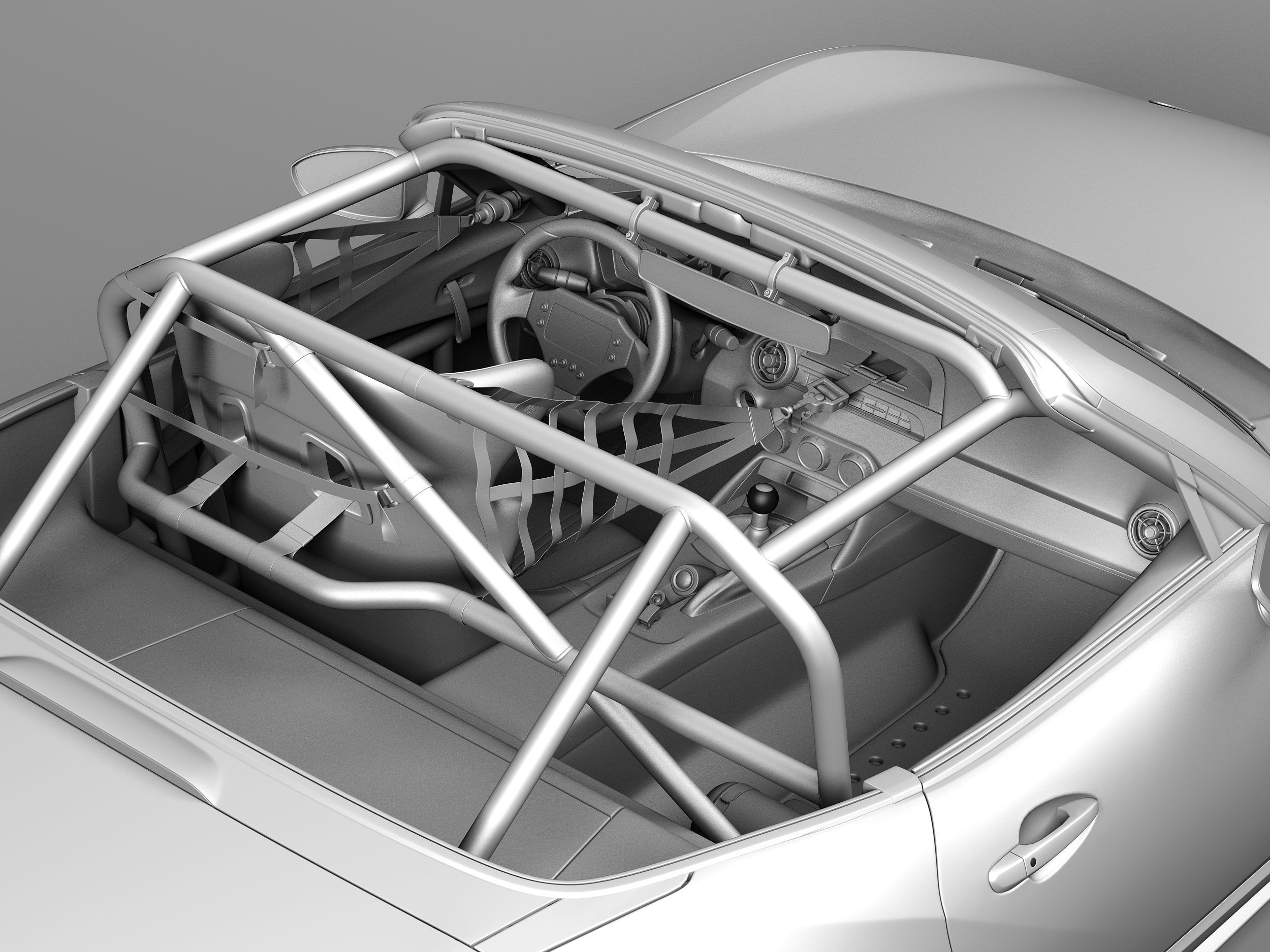 Mazda MX-5 2016 CUP Race Car 3D model_18