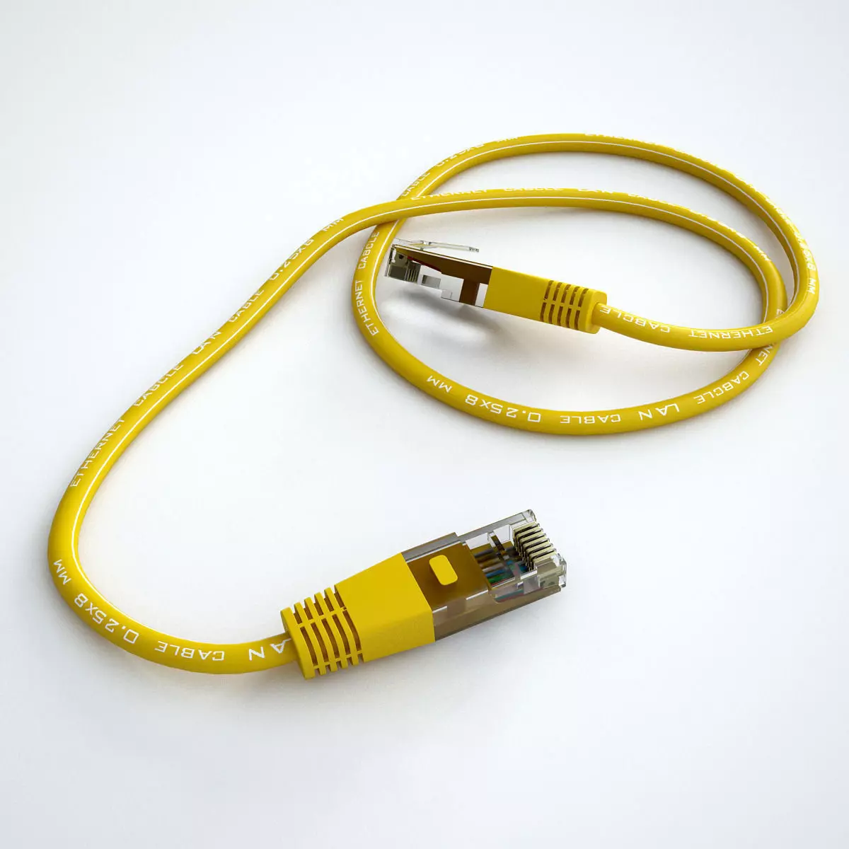 Ethernet Cable 3D model