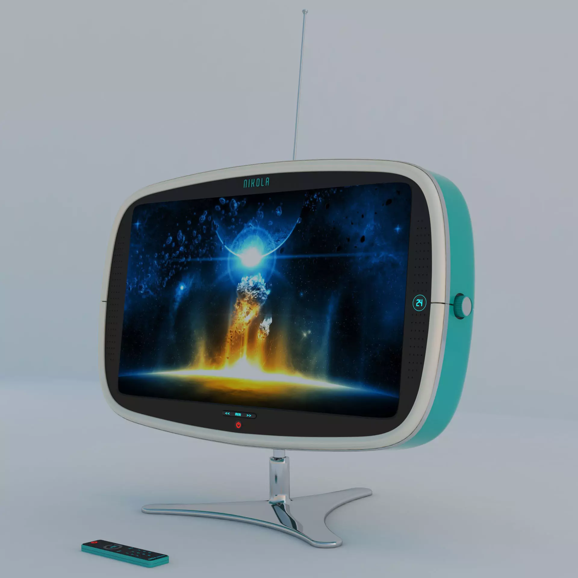 Concept Nikola TV 3D model_0