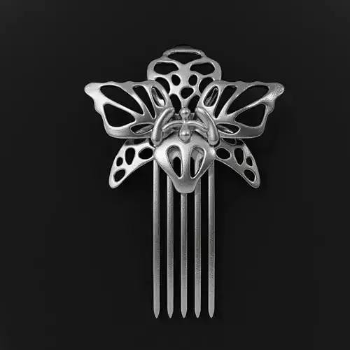 Orchid Hairpin 3D print model