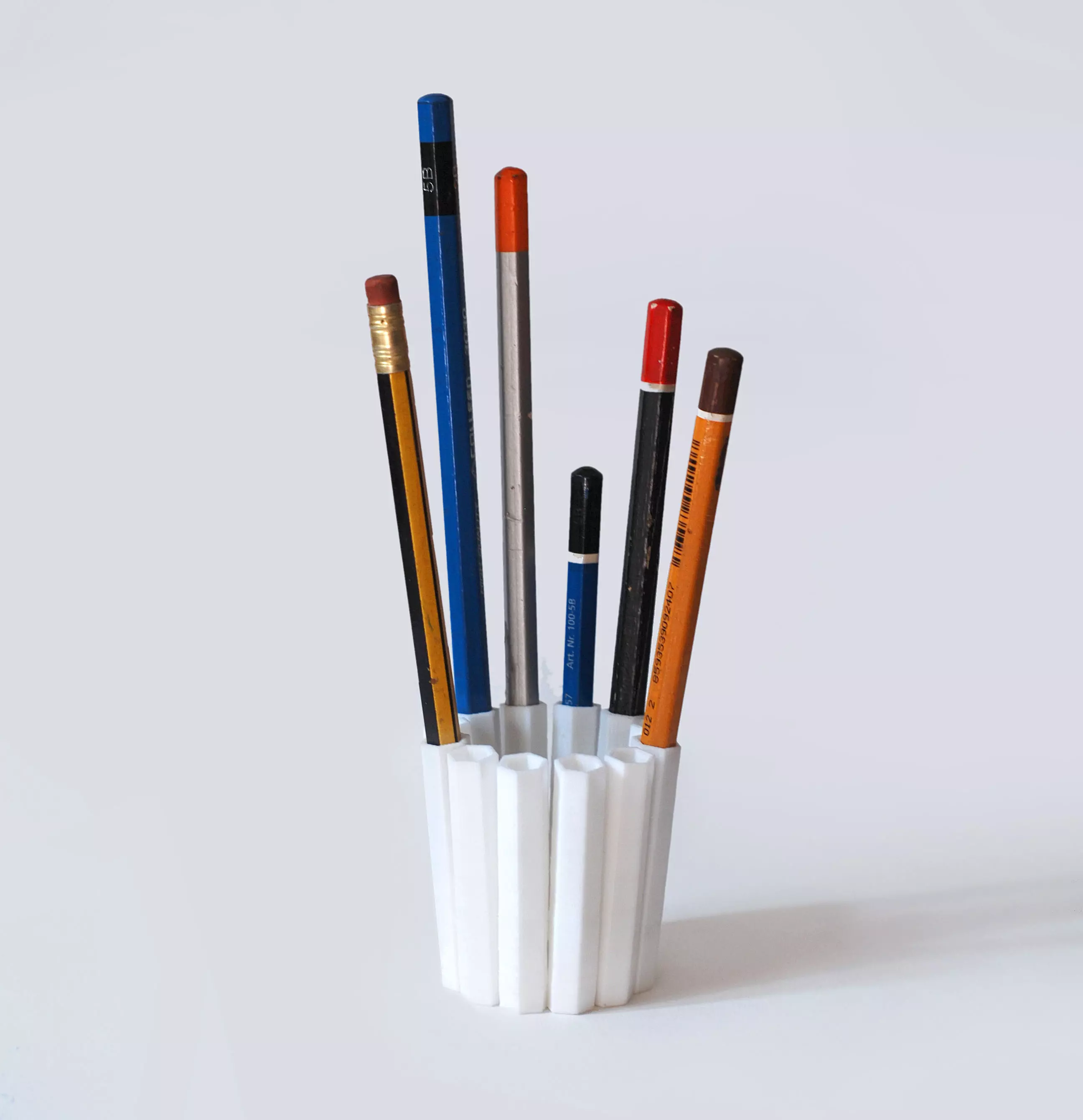 12 Pencil Pot Free 3D print model_0