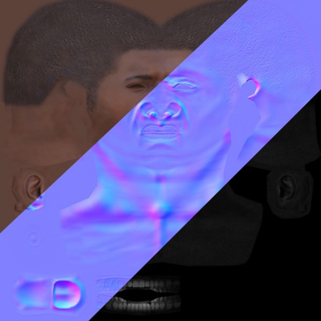 Basketball player v1 Low-poly 3D model_11