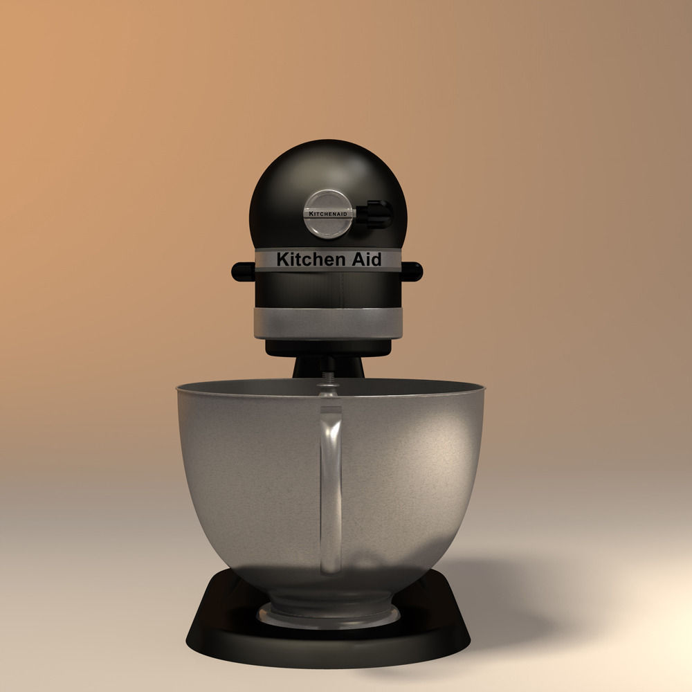 Kitchen aid mixer 3D Model OBJ 3DS 3DM DWG MTL