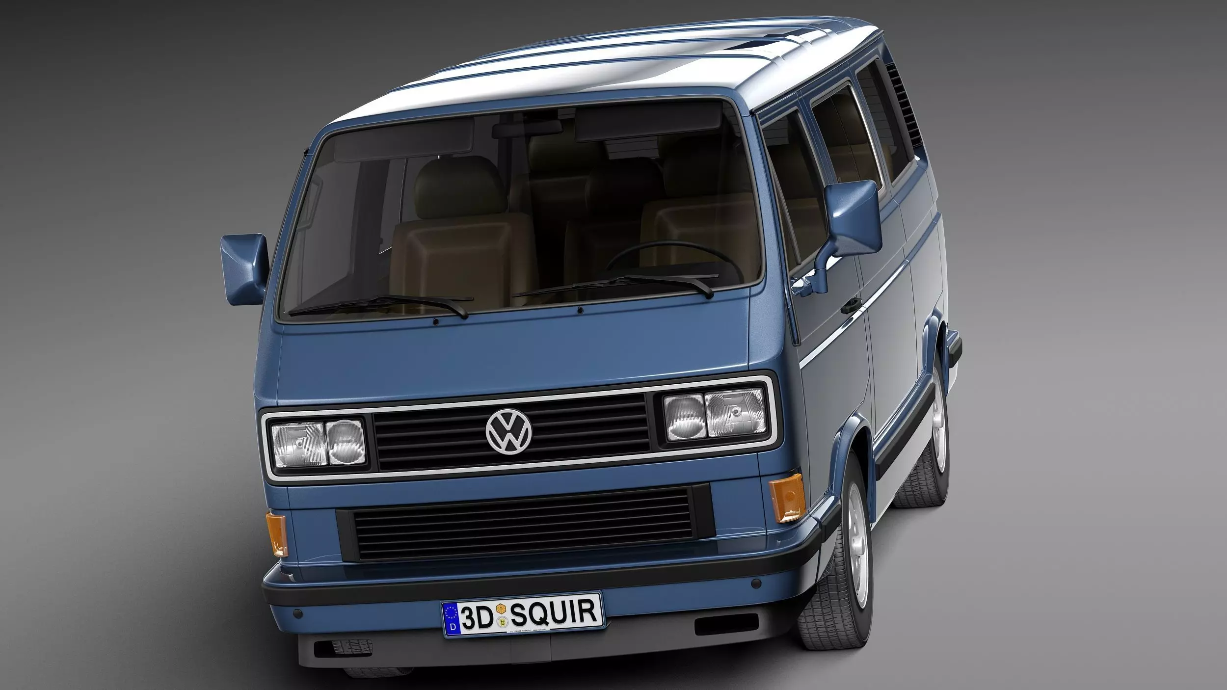 Volkswagen T3 Limited Last Edition 2002 3D model_1