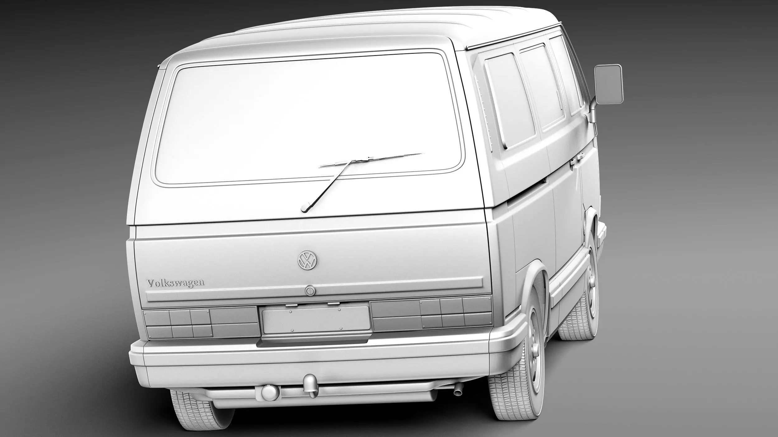 Volkswagen T3 Limited Last Edition 2002 3D model_13
