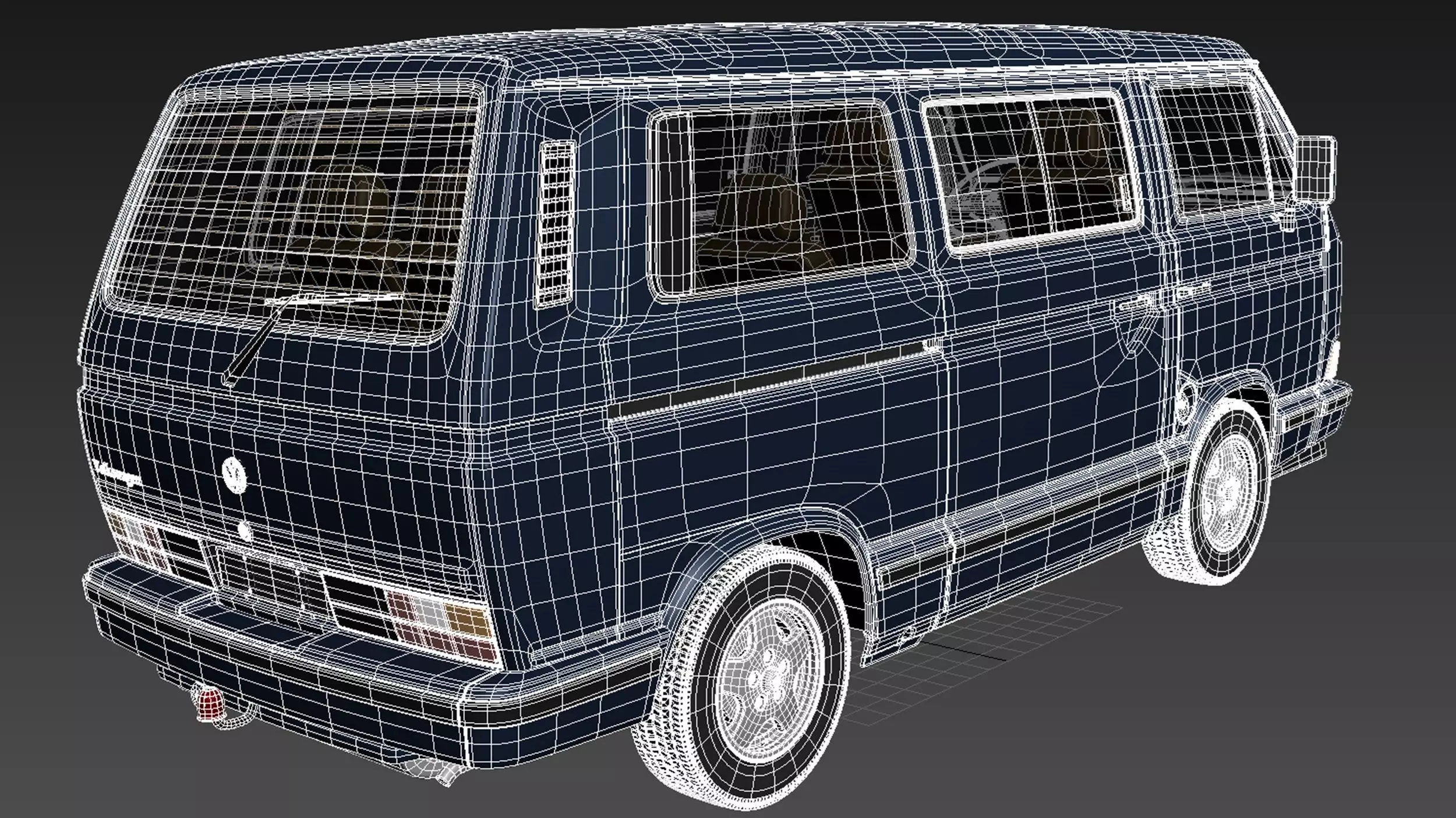 Volkswagen T3 Limited Last Edition 2002 3D model_20