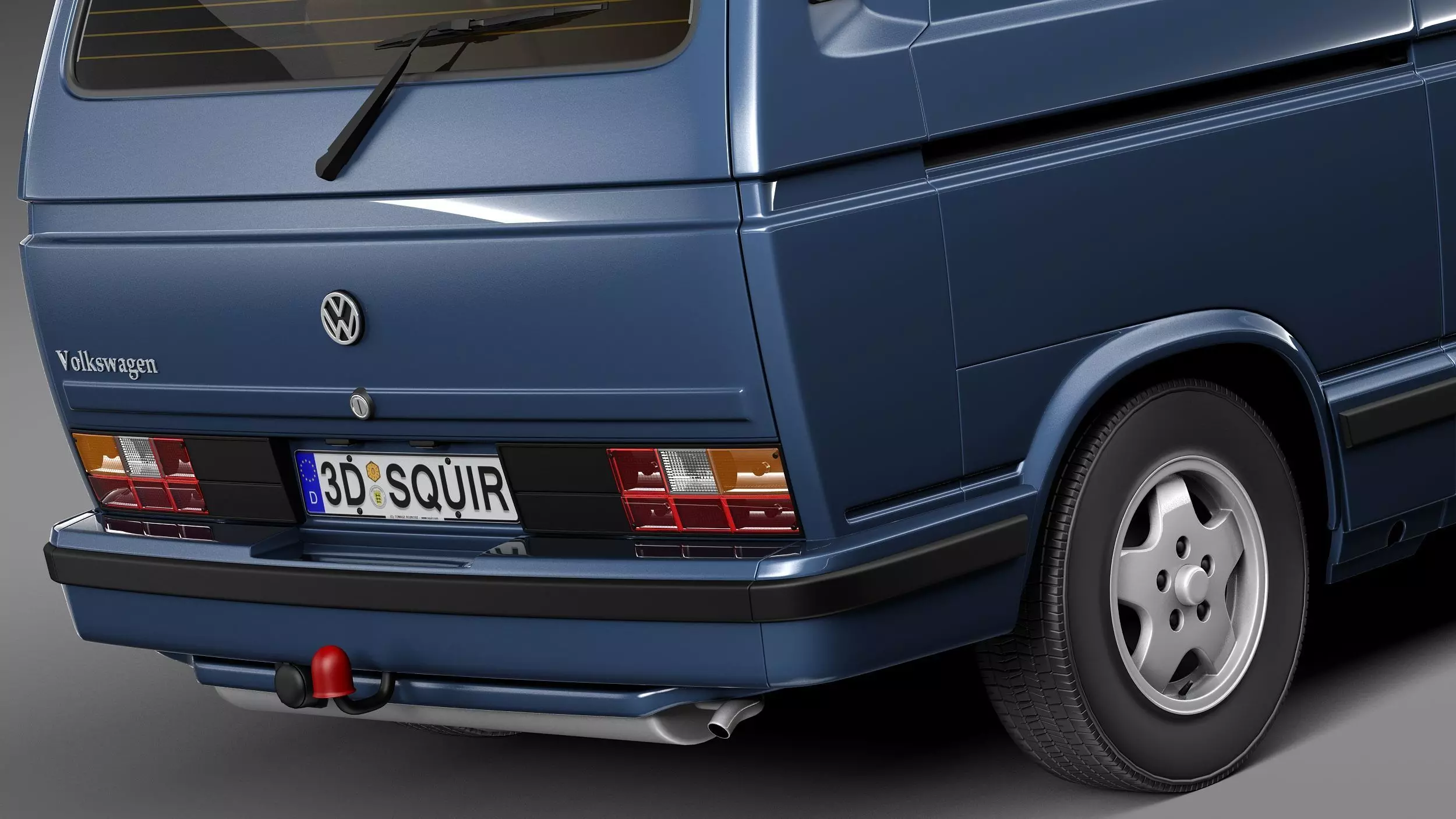 Volkswagen T3 Limited Last Edition 2002 3D model_3