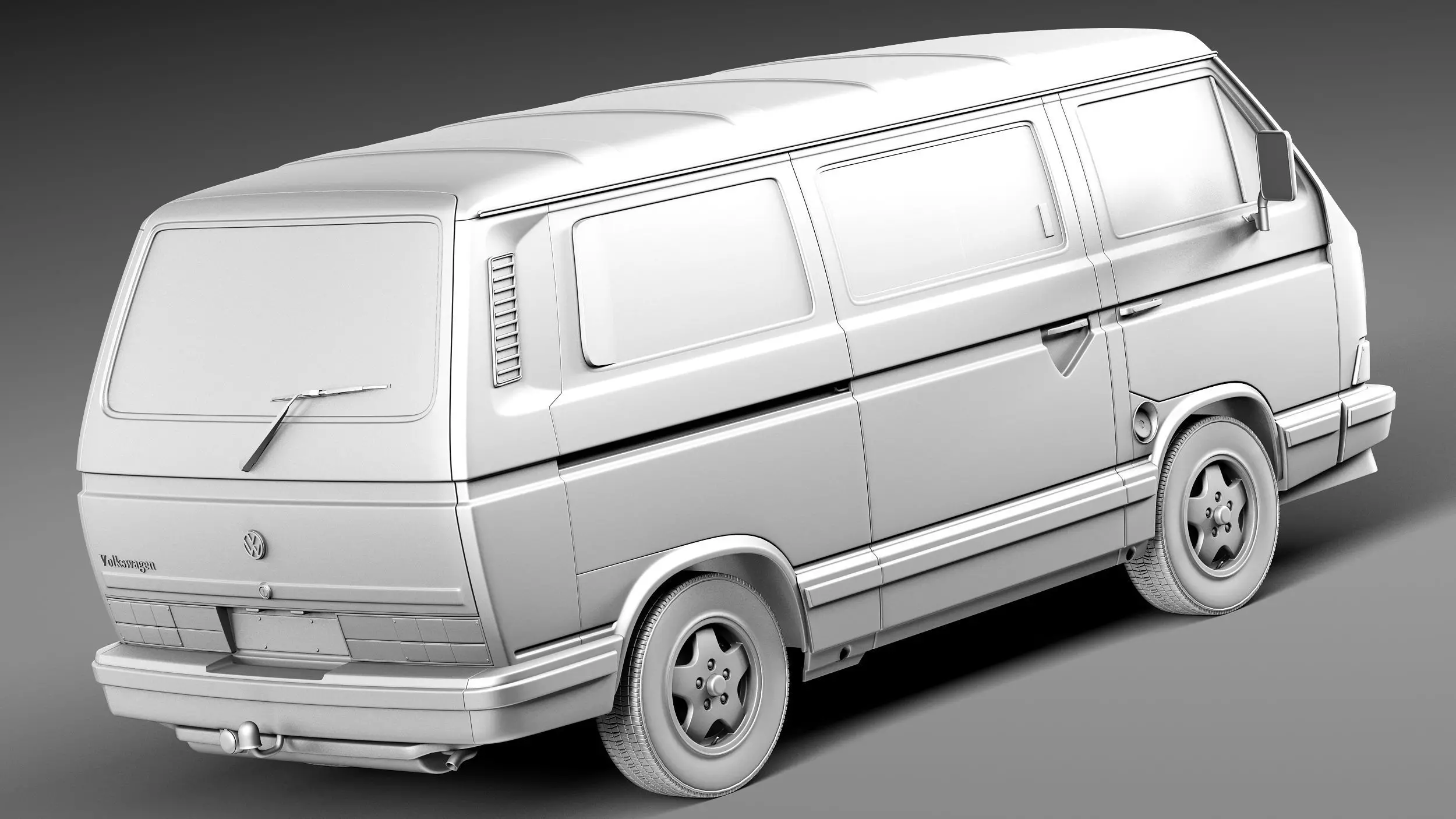 Volkswagen T3 Limited Last Edition 2002 3D model_12