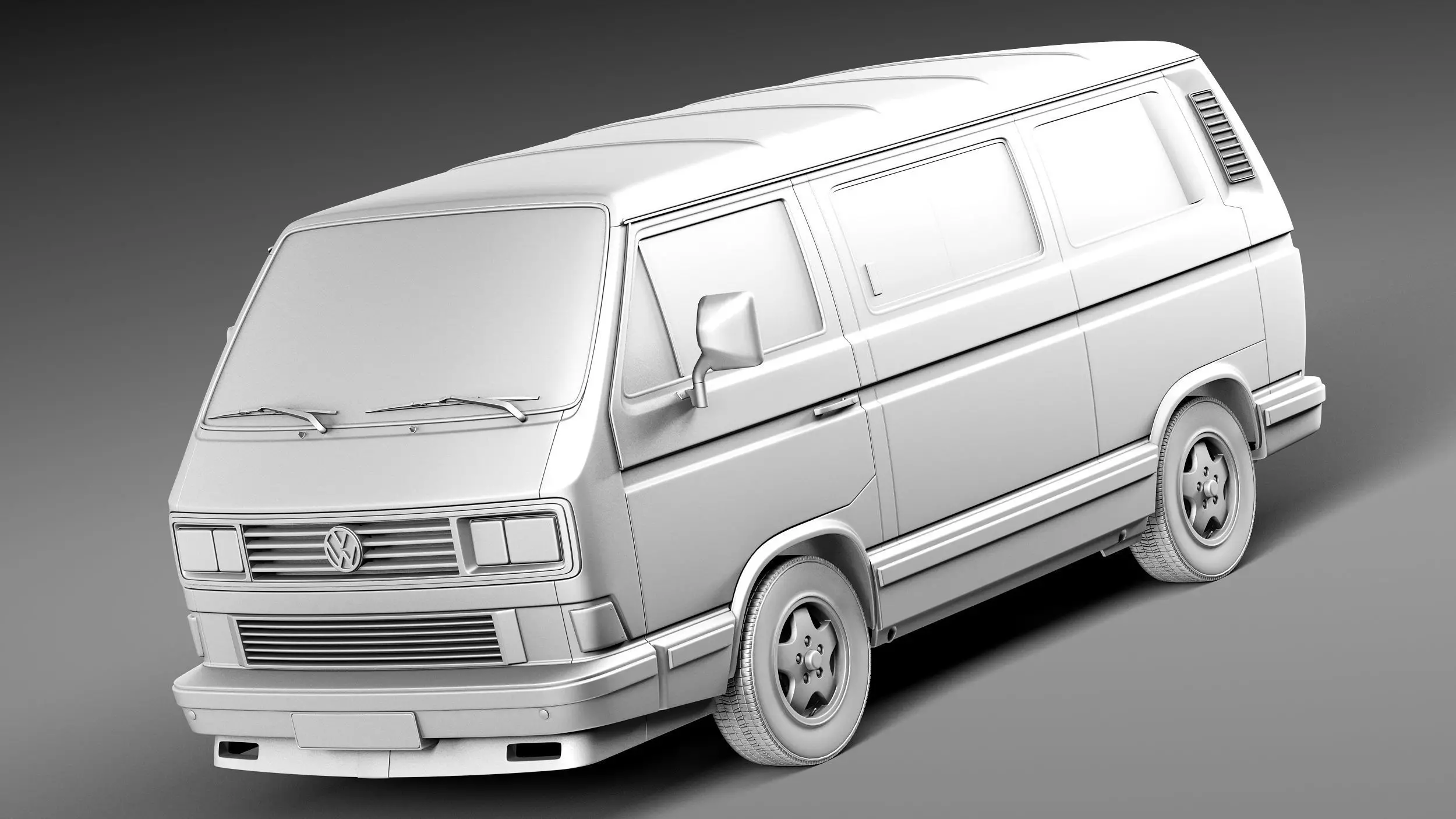 Volkswagen T3 Limited Last Edition 2002 3D model_8