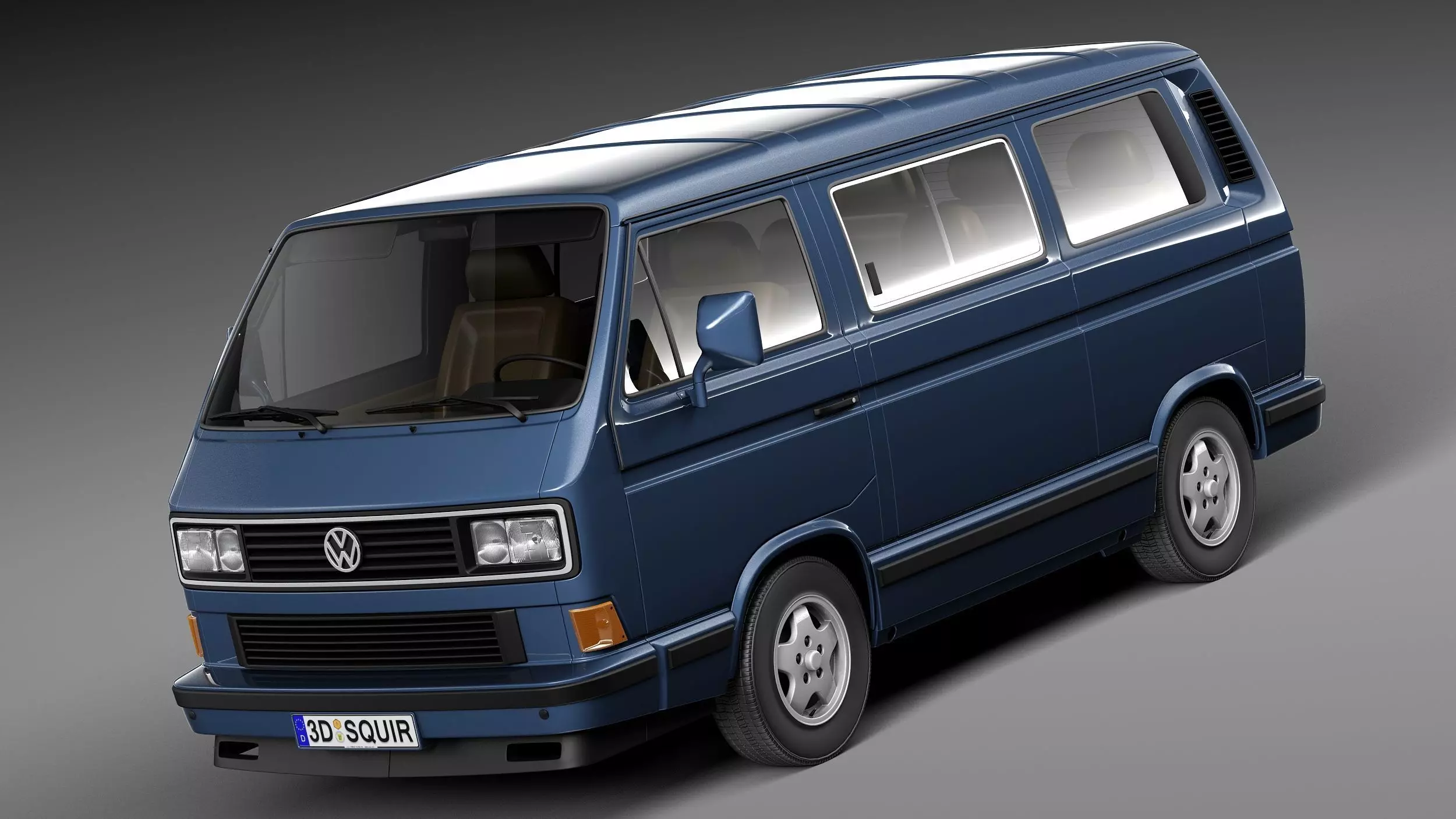 Volkswagen T3 Limited Last Edition 2002 3D model_0