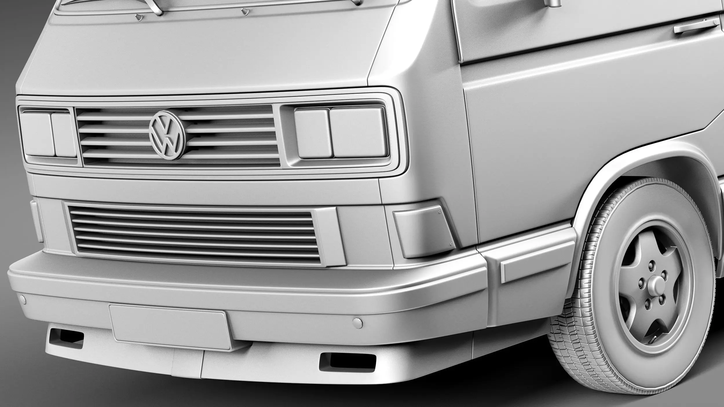 Volkswagen T3 Limited Last Edition 2002 3D model_10
