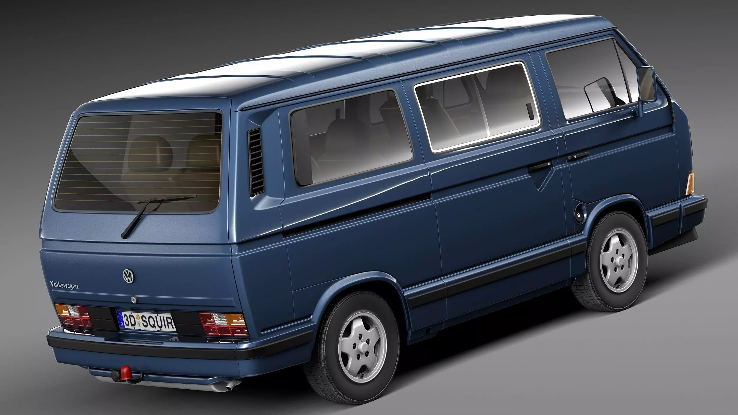 Volkswagen T3 Limited Last Edition 2002 3D model_4