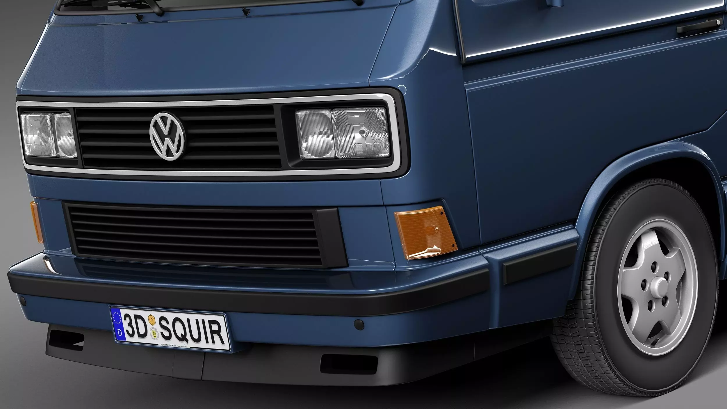 Volkswagen T3 Limited Last Edition 2002 3D model_2