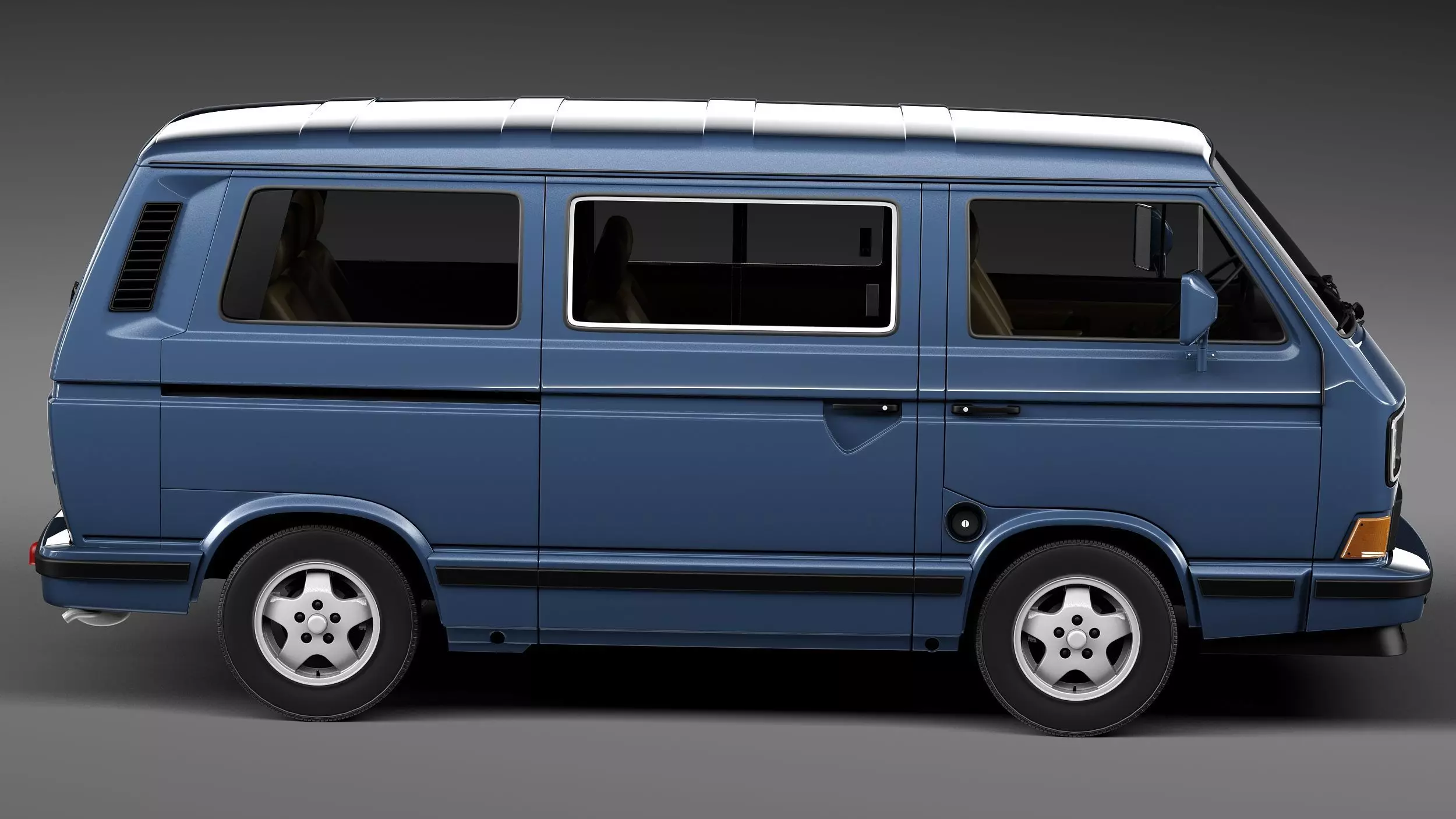Volkswagen T3 Limited Last Edition 2002 3D model_6