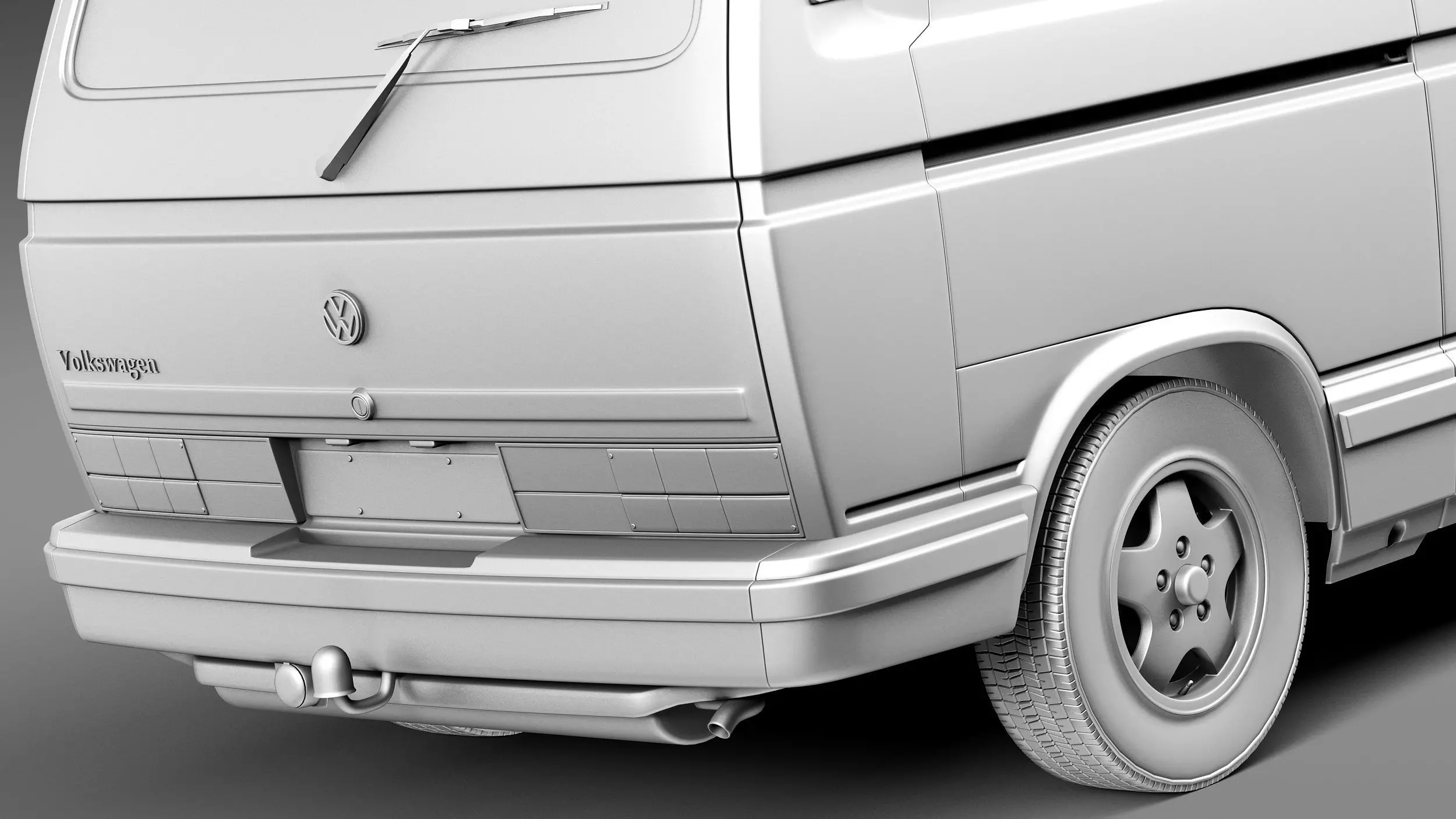 Volkswagen T3 Limited Last Edition 2002 3D model_11