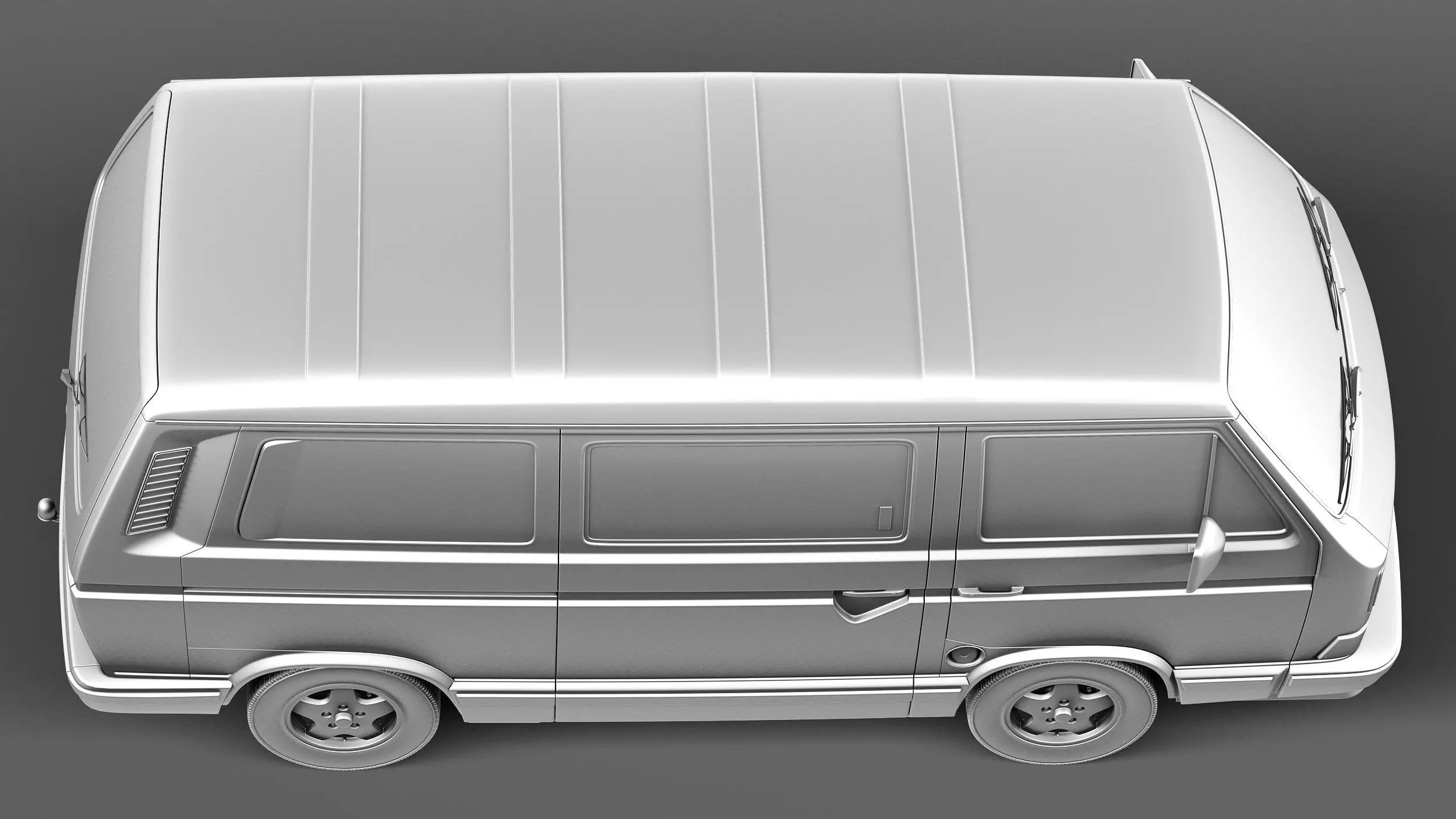 Volkswagen T3 Limited Last Edition 2002 3D model_15