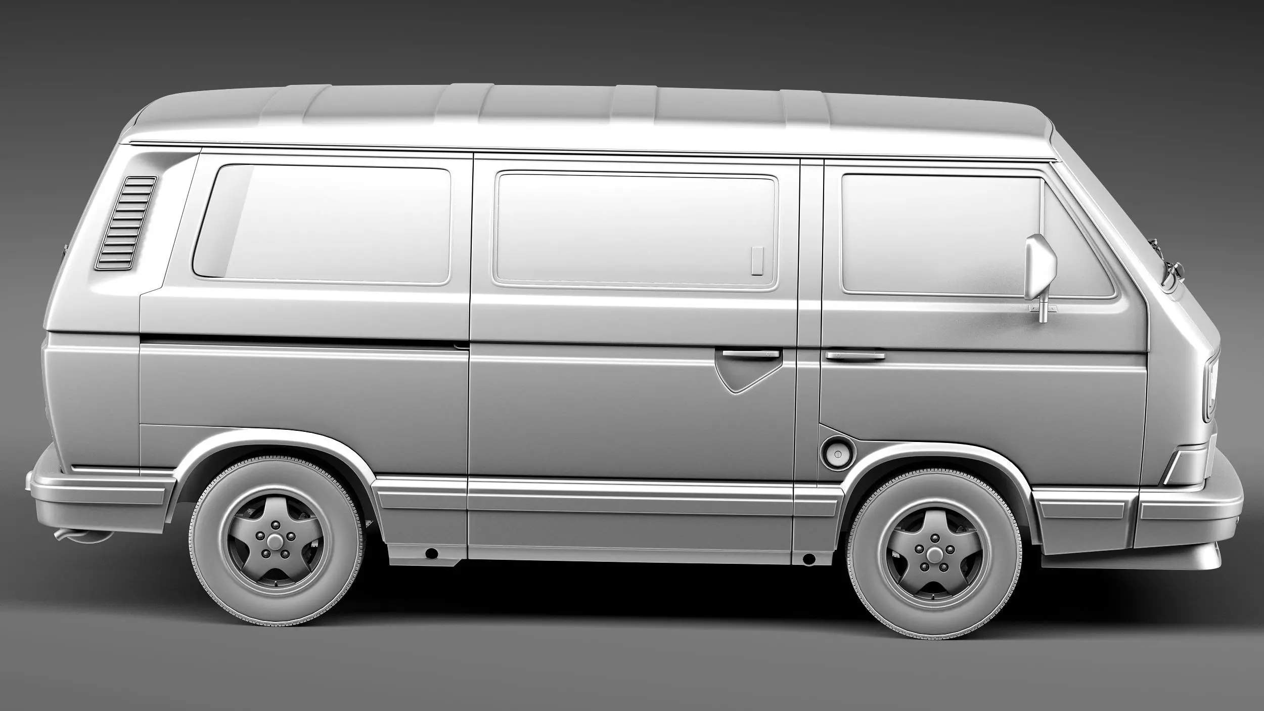 Volkswagen T3 Limited Last Edition 2002 3D model_14