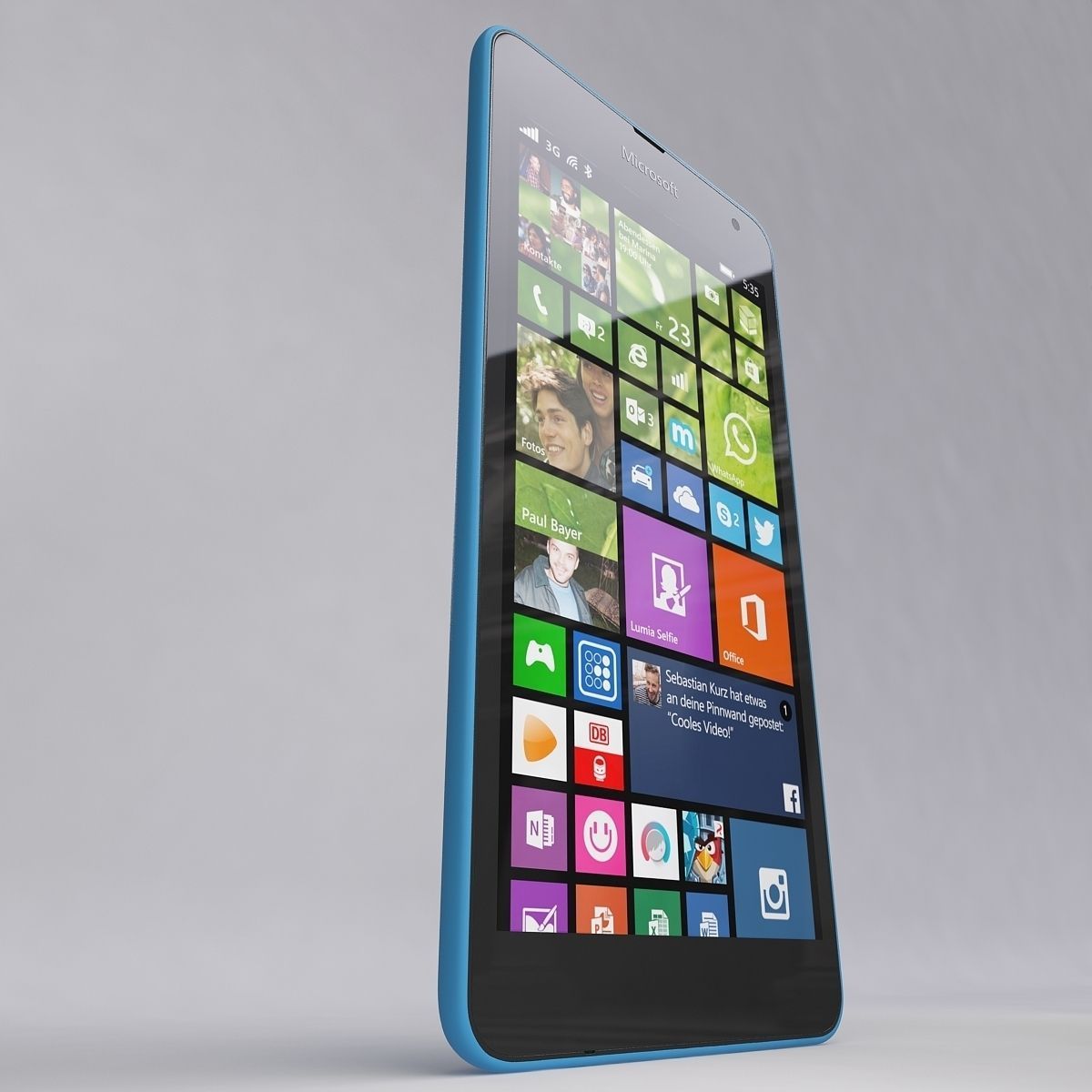 Microsoft Lumia 535 Blue 3D model_6