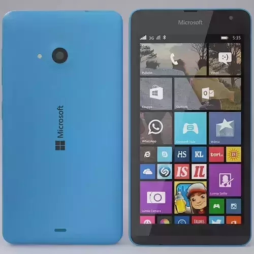 Microsoft Lumia 535 Blue 3D model